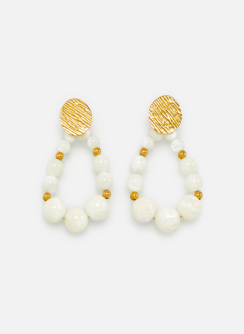 Boucles d'oreille perles MulticolourAU PRINTEMPS PARIS 