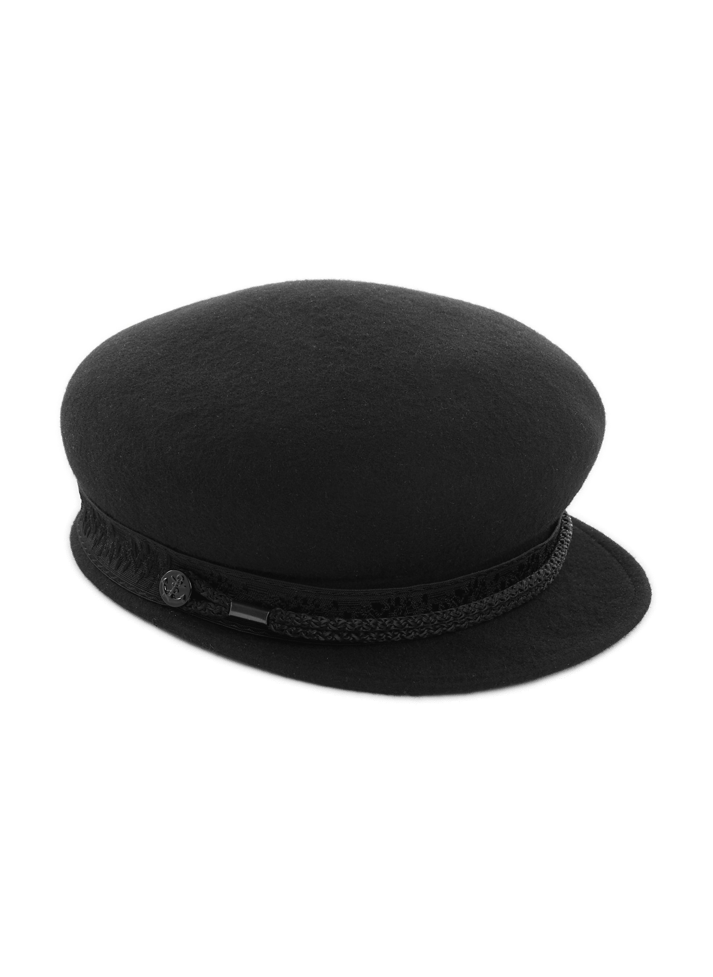 Wool sailor cap  SAISON 1865 Black