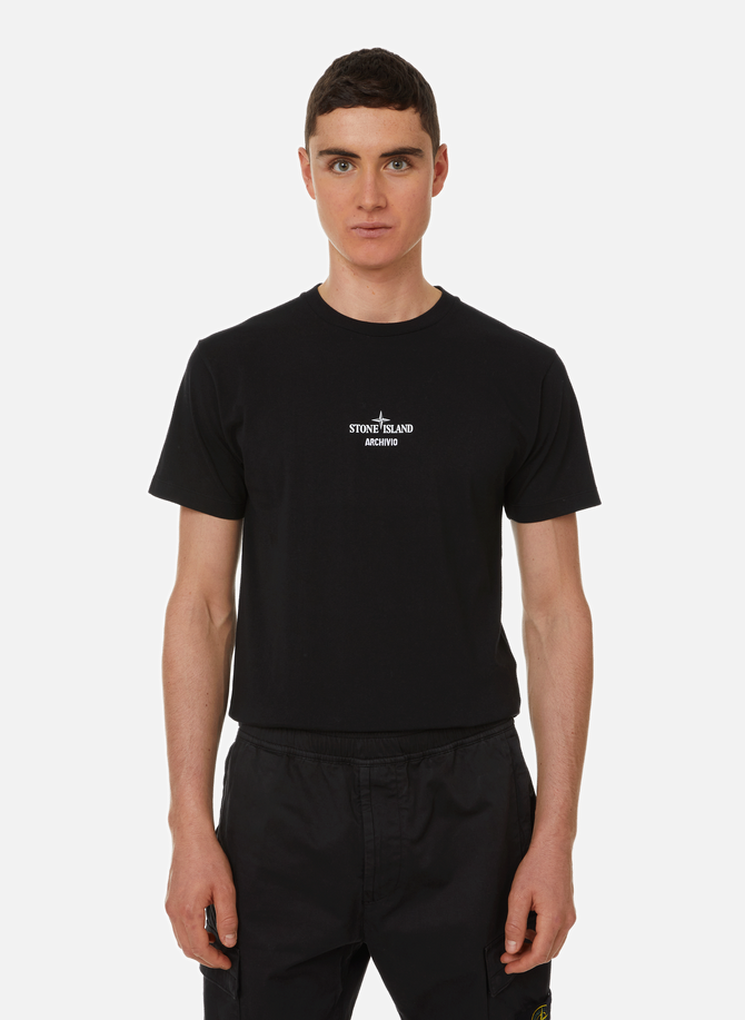 STONE ISLAND T-Shirt mit Rückenmuster