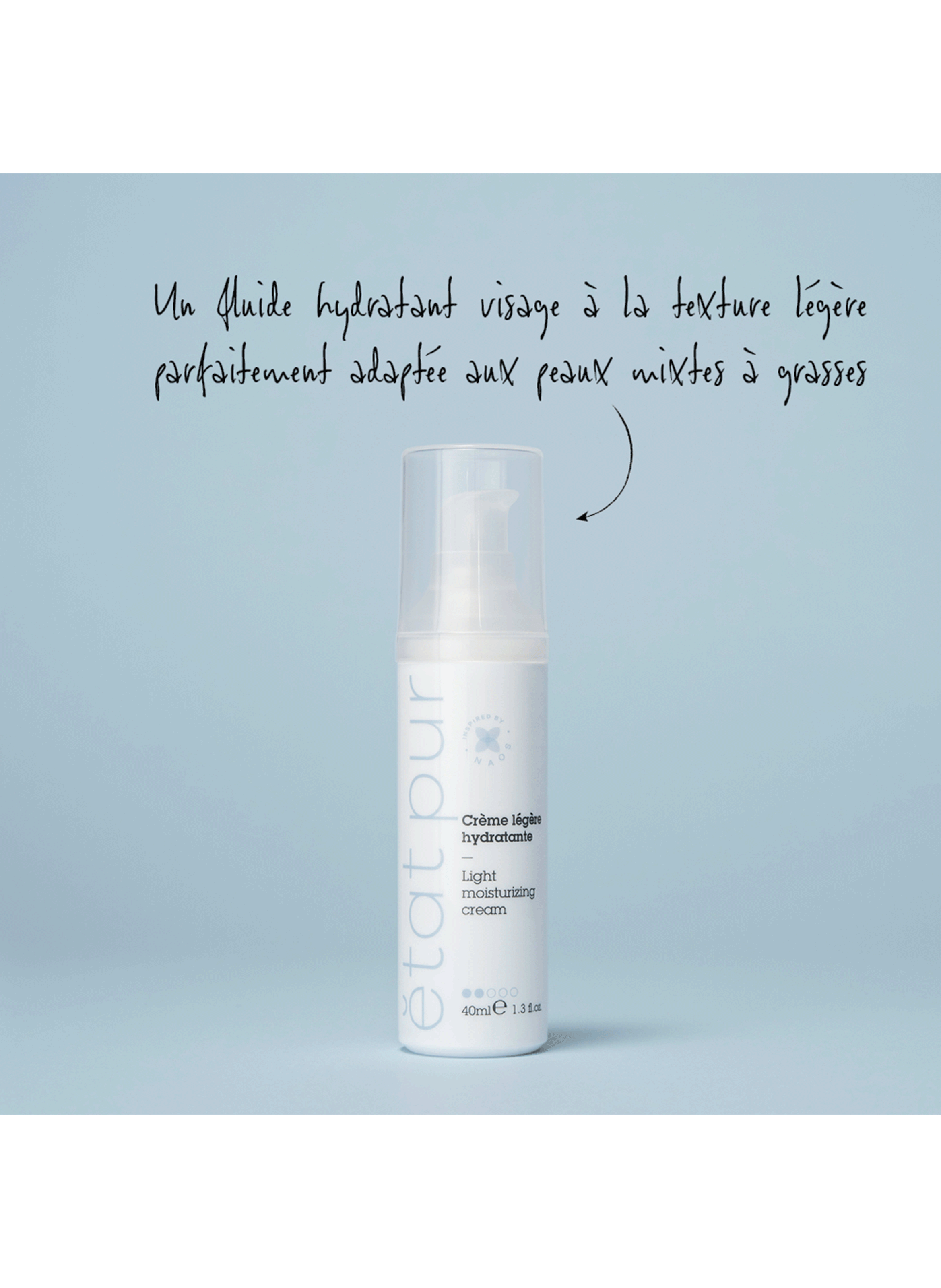 La crème légère hydratante ETAT PUR No color
