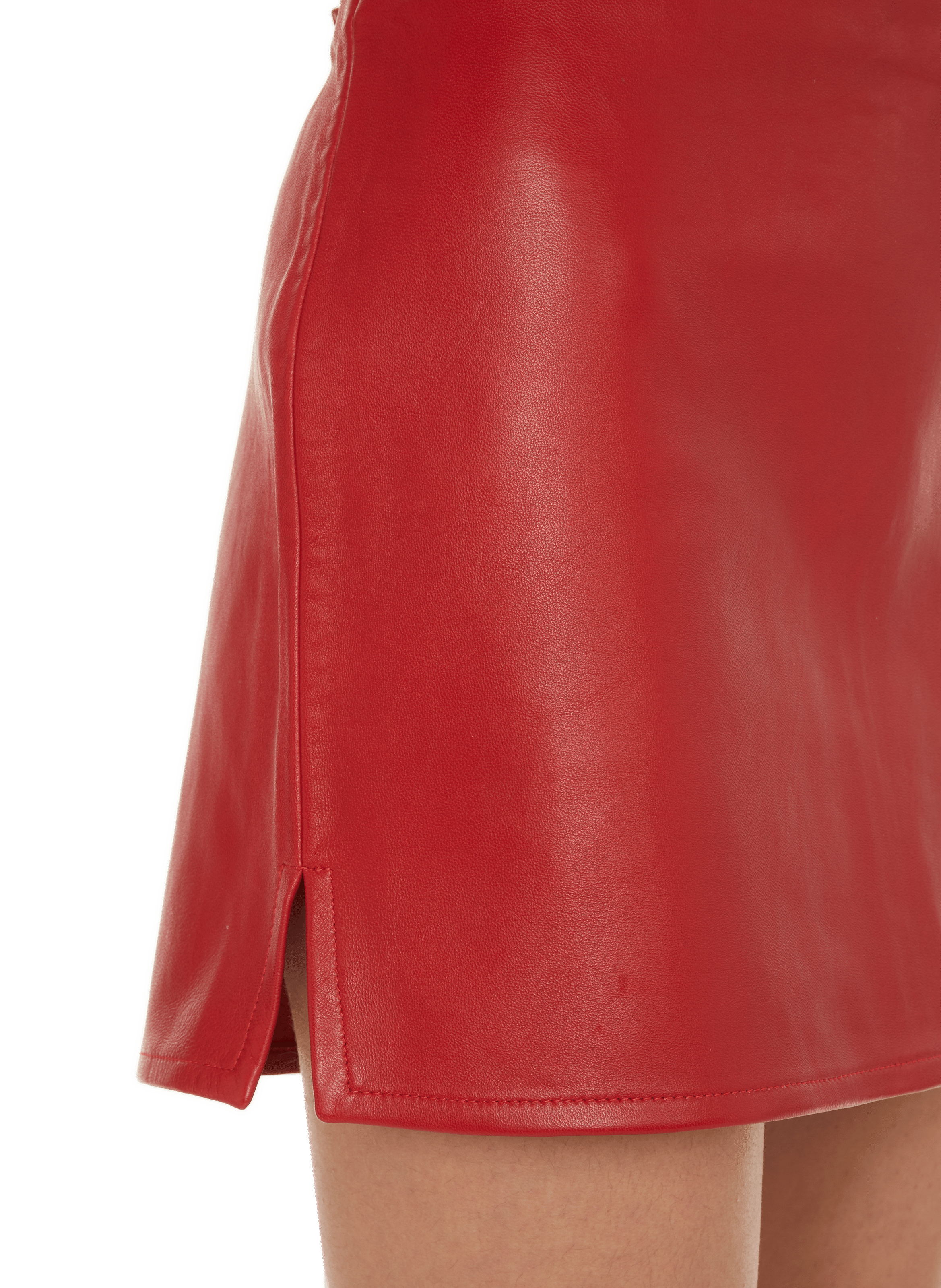 Leather skirt SAISON 1865 Red