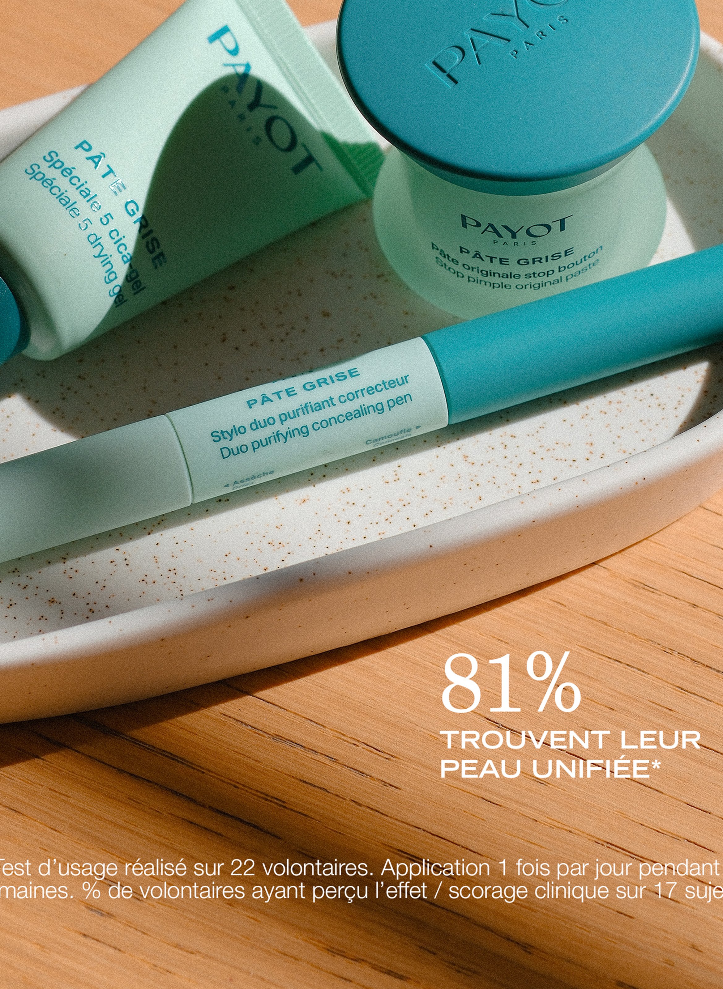 Pâte grise - Stylo 2-en-1 anti-imperfections PAYOT No color