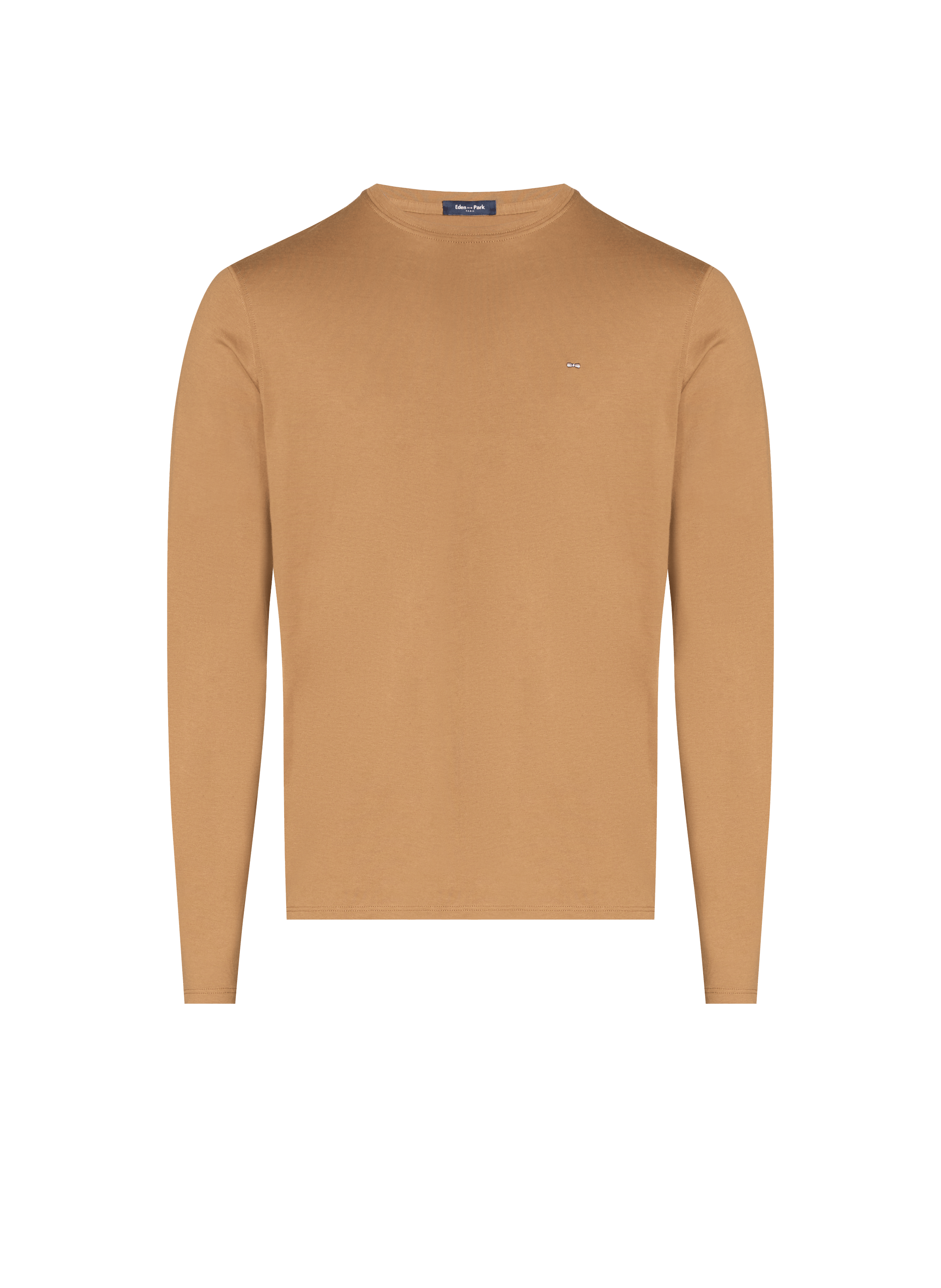 Cotton T-shirt EDEN PARK Brown