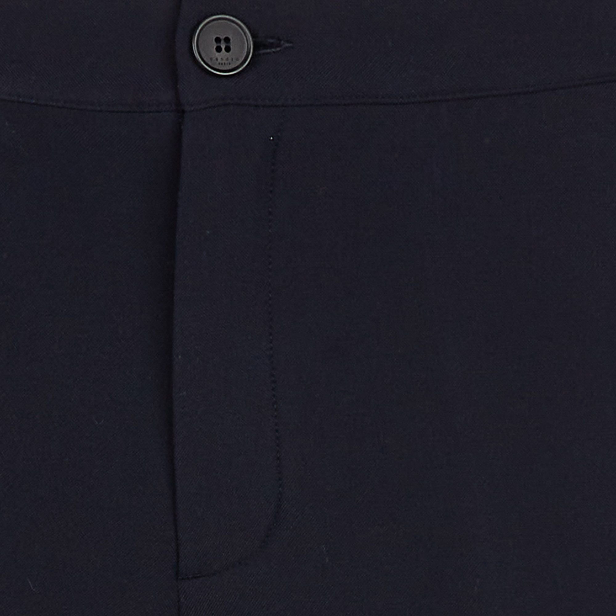 Pantalon droit SANDRO Bleu