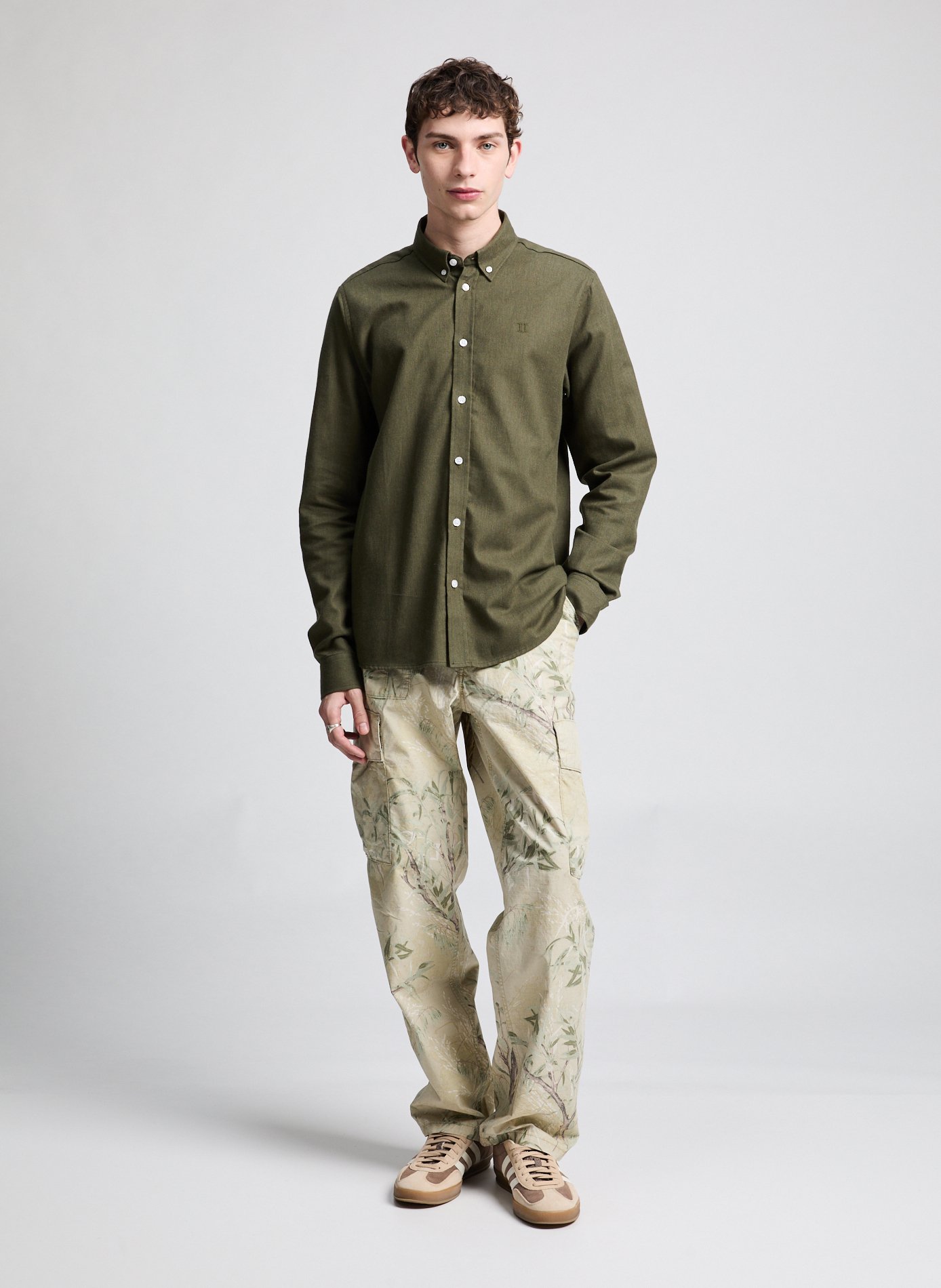 Chemise Desert Reg LES DEUX Vert