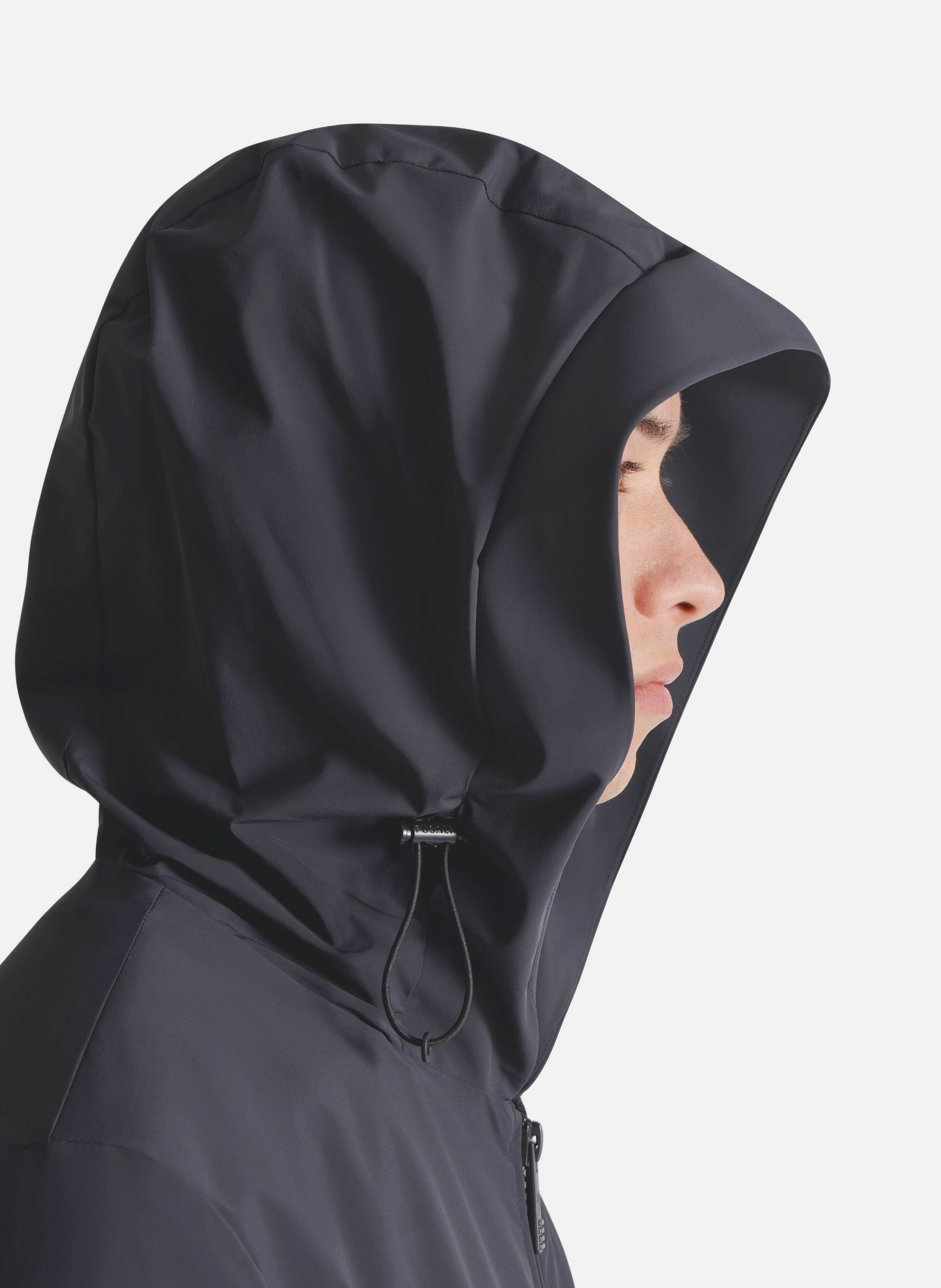 Veste gregor col capuche coupe regular FUSALP Bleu