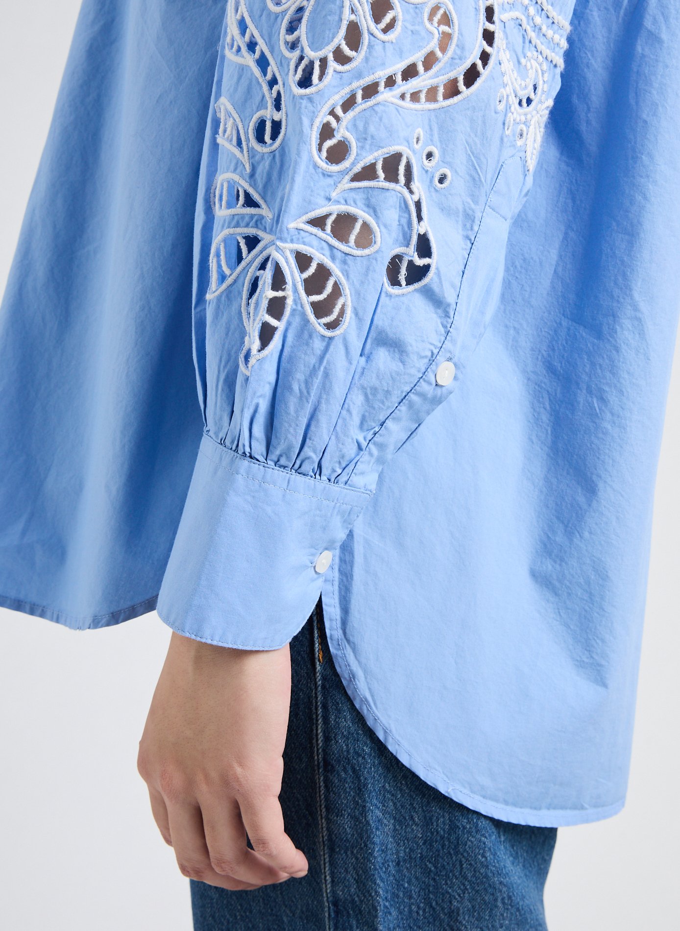 Reynald cotton shirt LOUISE MISHA Blue