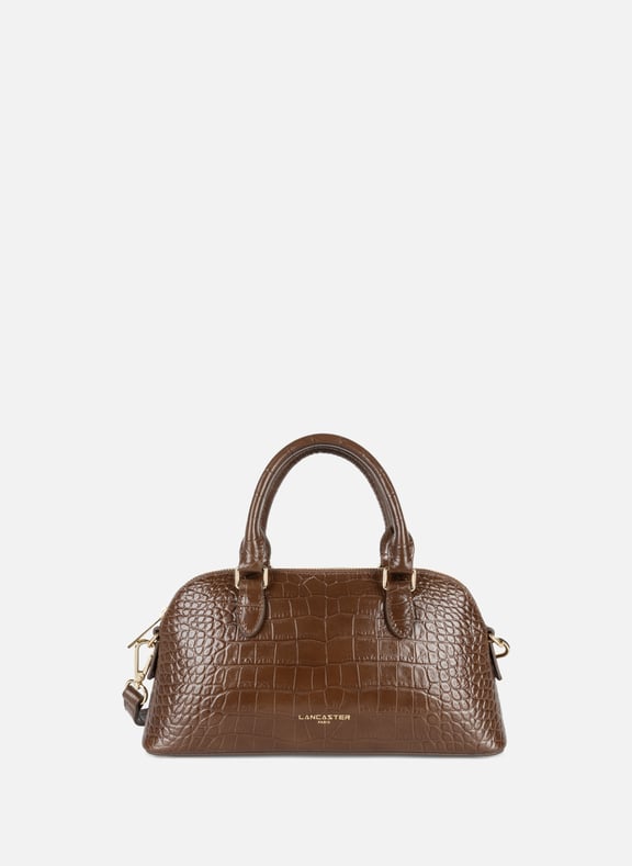Large half moon bag - Exo Brown by LANCASTER LANCASTER Large half moon bag - Exo Brown