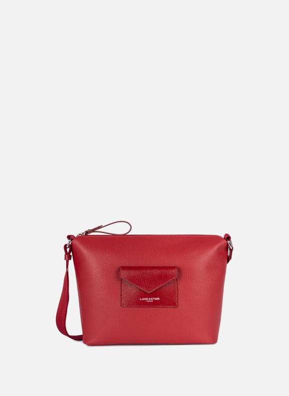 Sac besace - maya kba Rouge by LANCASTER LANCASTER Sac besace - maya kba Rouge