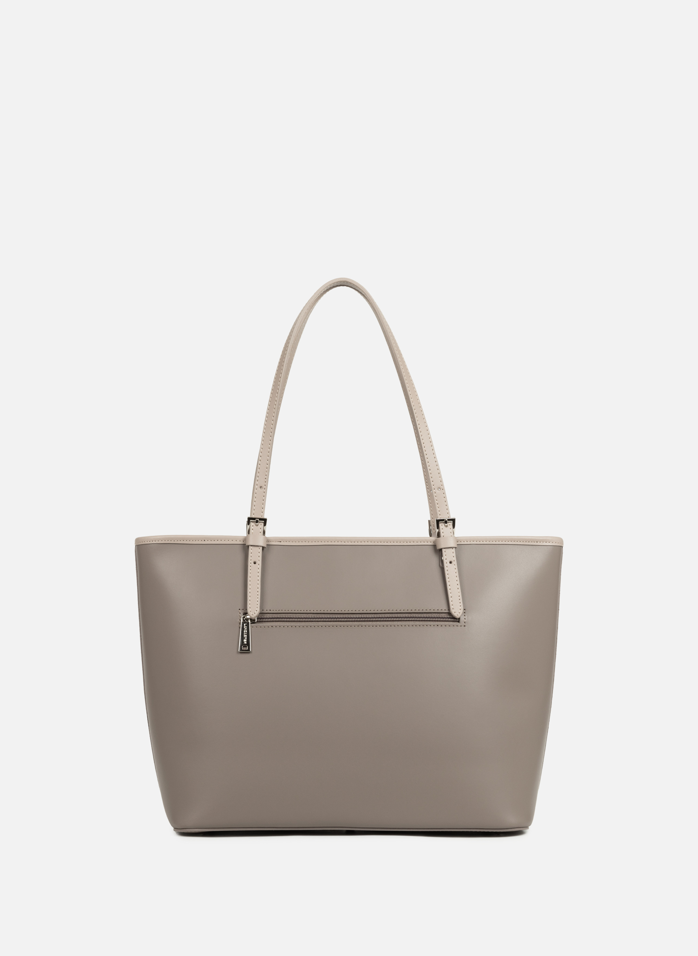 Large tote bag - Smooth LANCASTER Brown