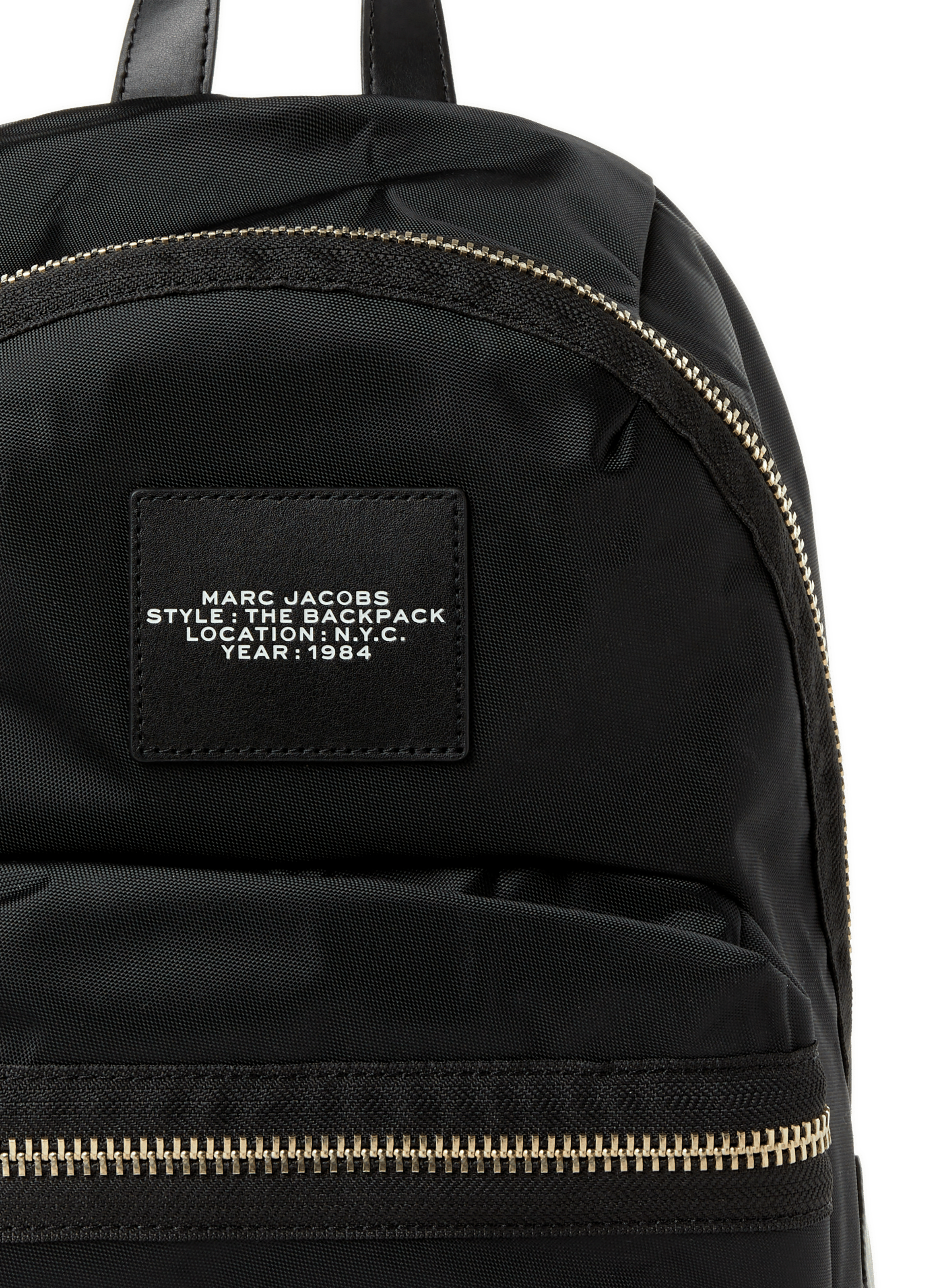 Sac à dos The Biker large en nylon MARC JACOBS Noir