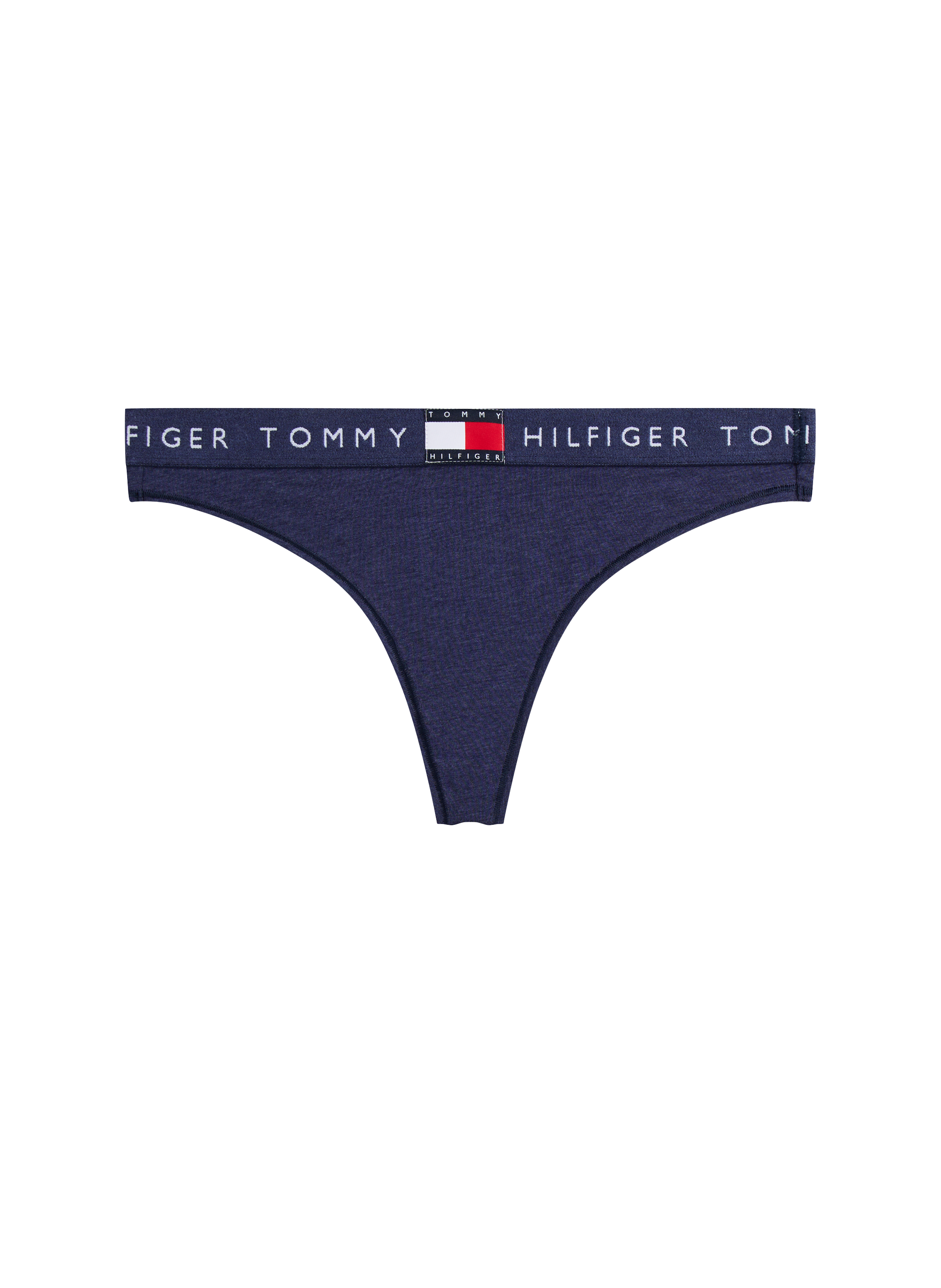 TOMMY HILFIGER String en coton mélangé Blue