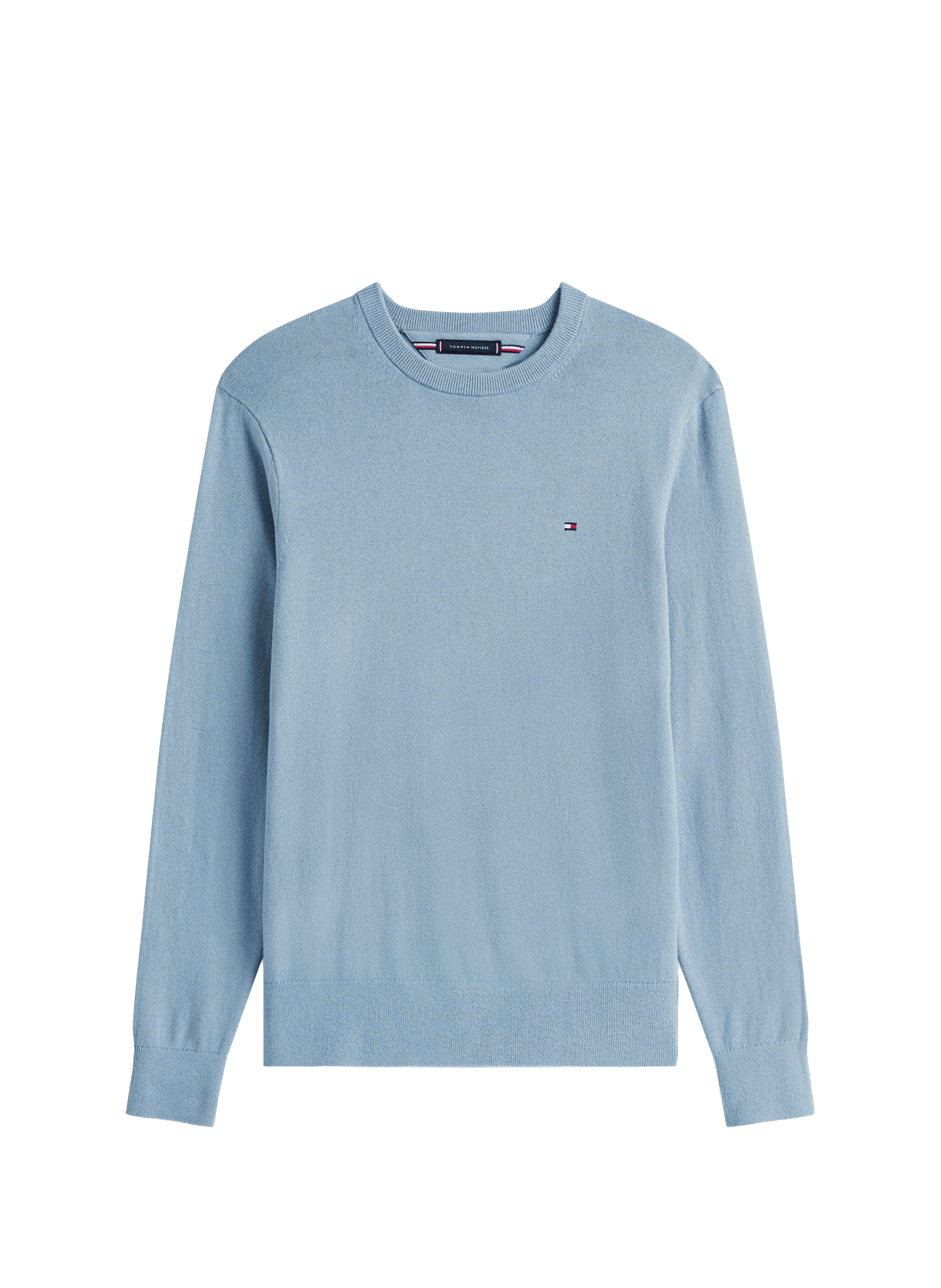 Cotton cable knit jumper TOMMY HILFIGER Blue