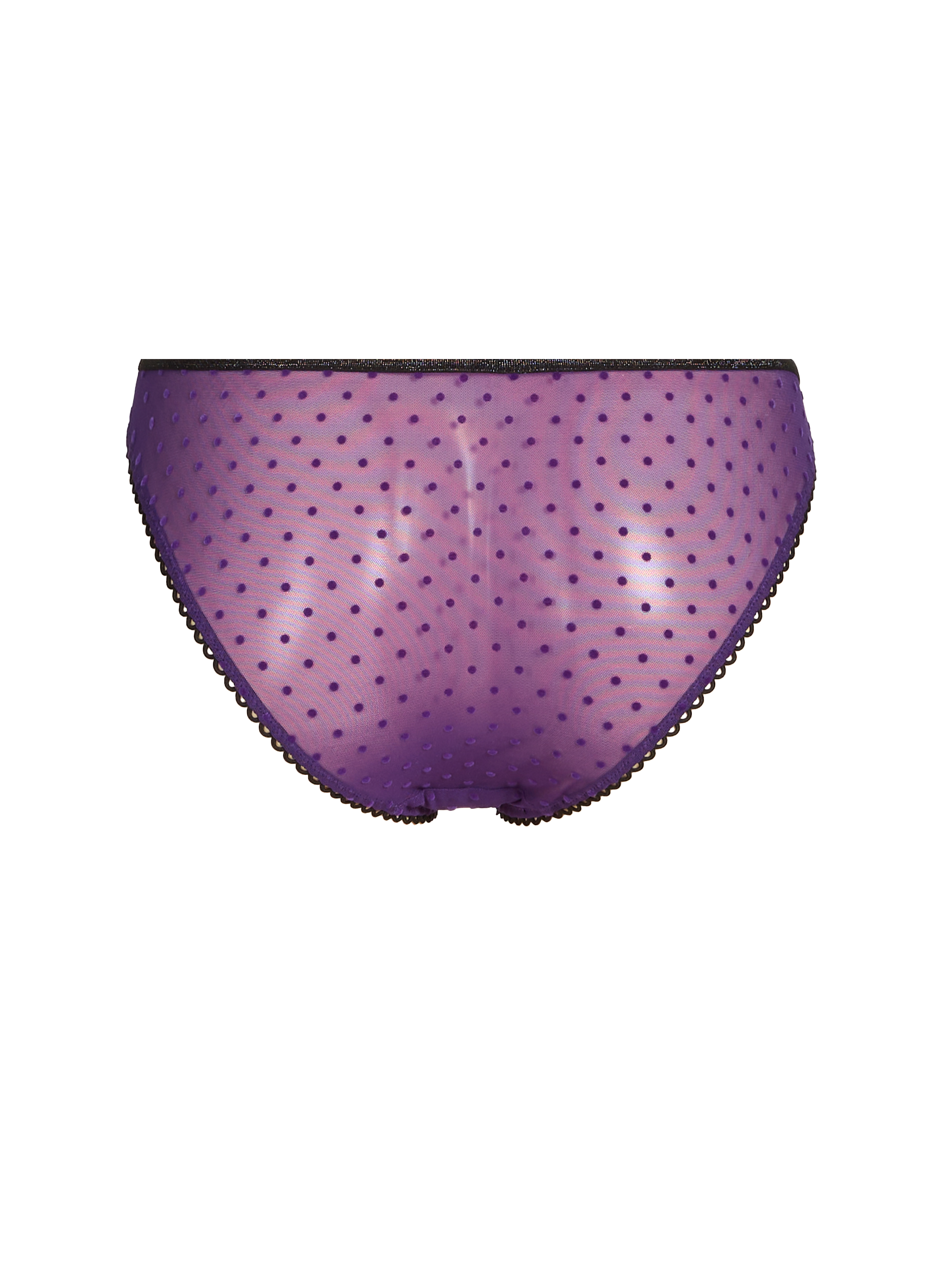 Polka dot culottes LA NOUVELLE Purple
