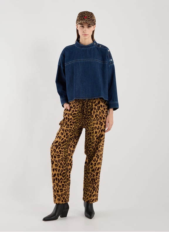 Jeans large en coton Multicolore by BELLEROSE BELLEROSE Jeans large en coton Multicolore