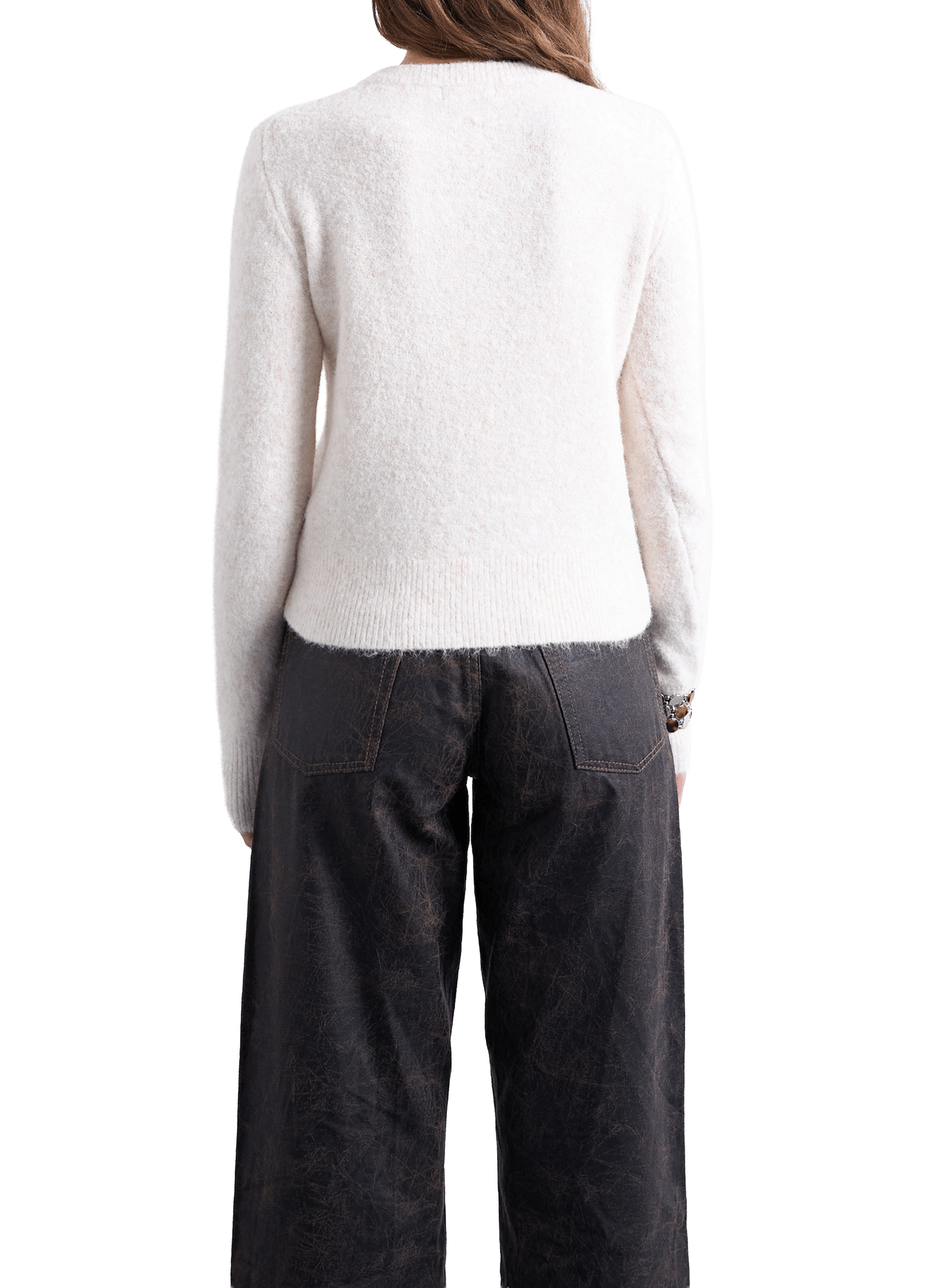 Cardigan en maille  TOPSHOP Beige