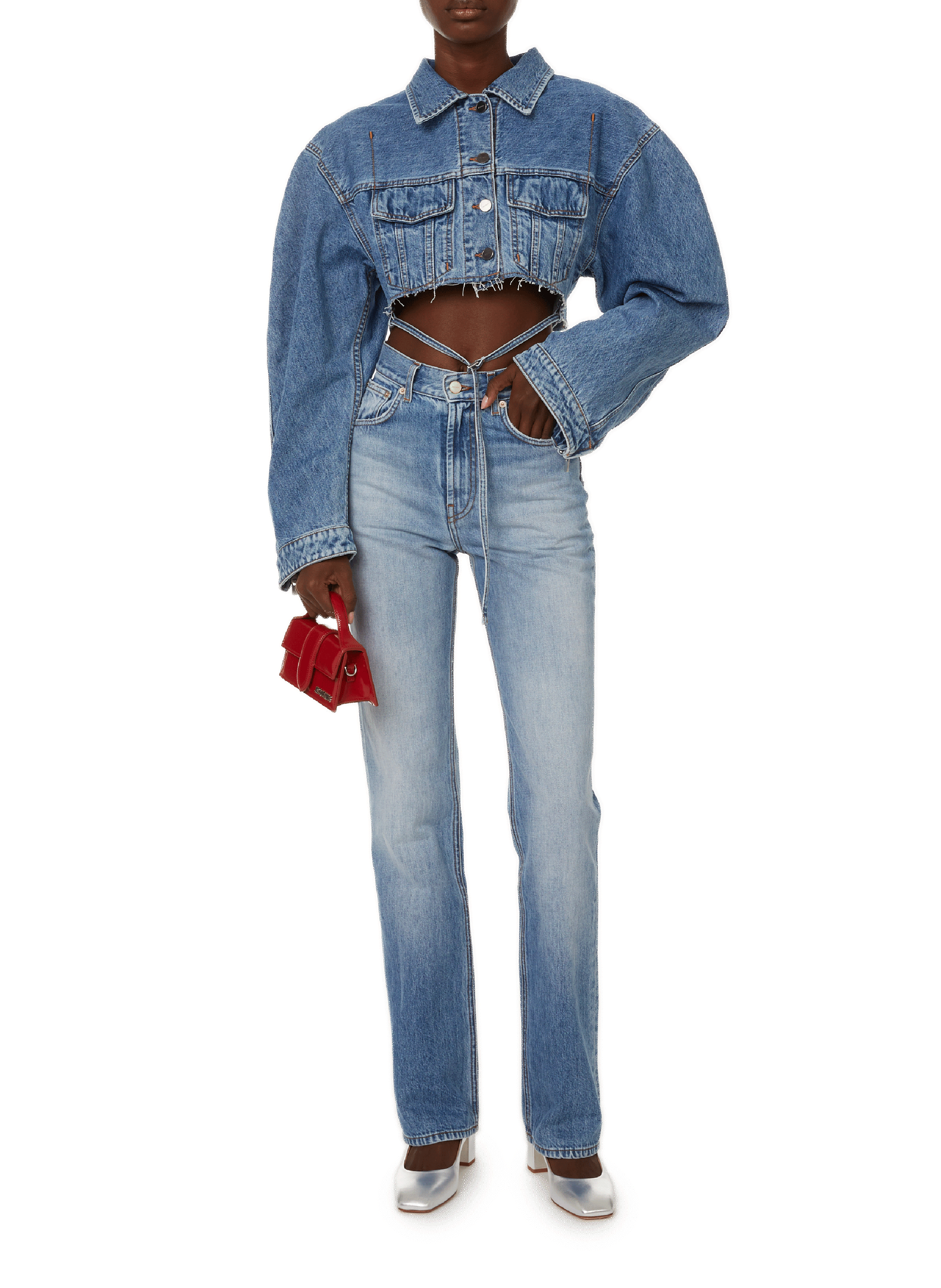 Babies en cuir  AEYDE Argent