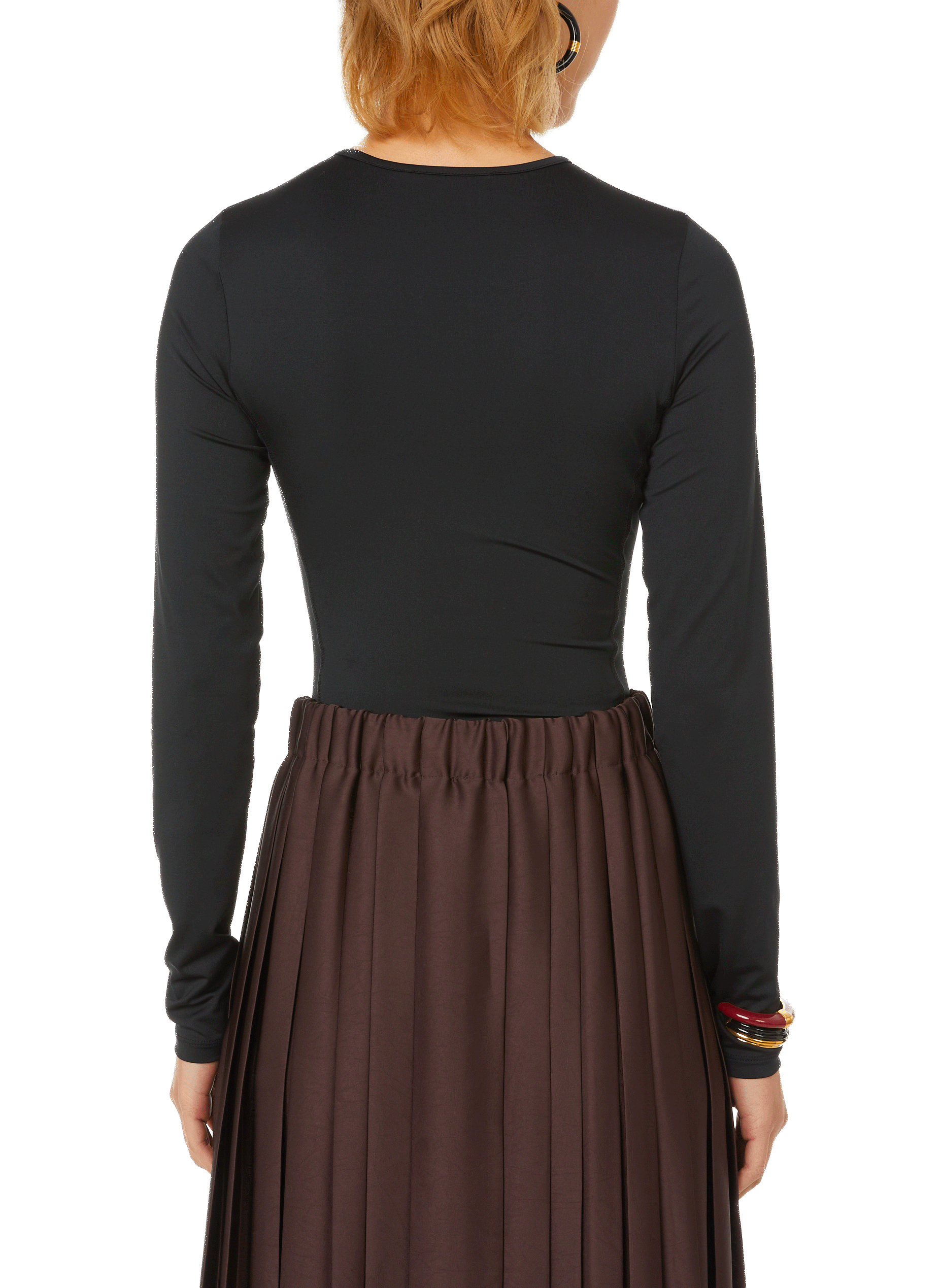 Body à manches longues TIBI Noir