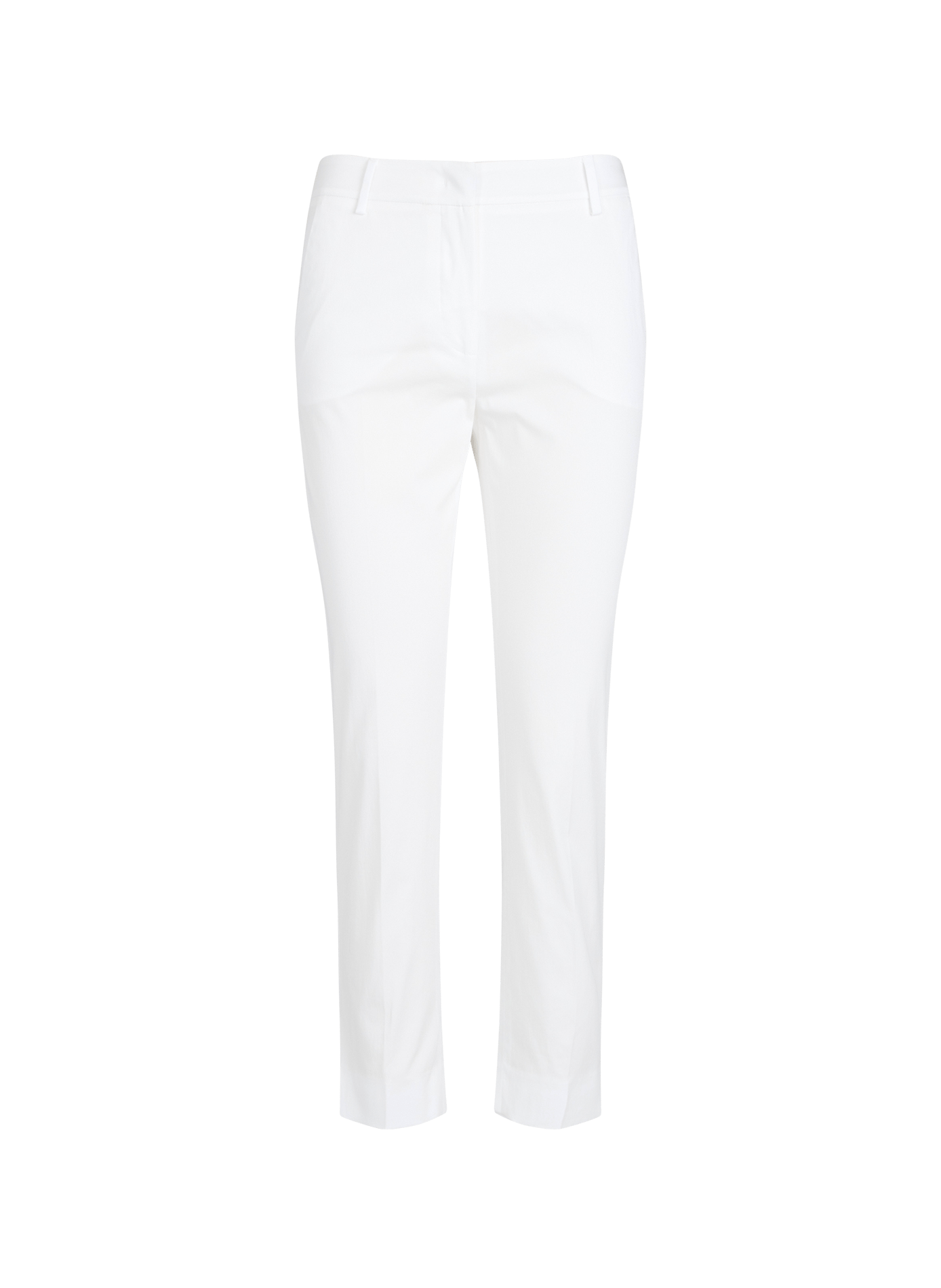 Slim cotton blend pants MAX MARA WEEK END White