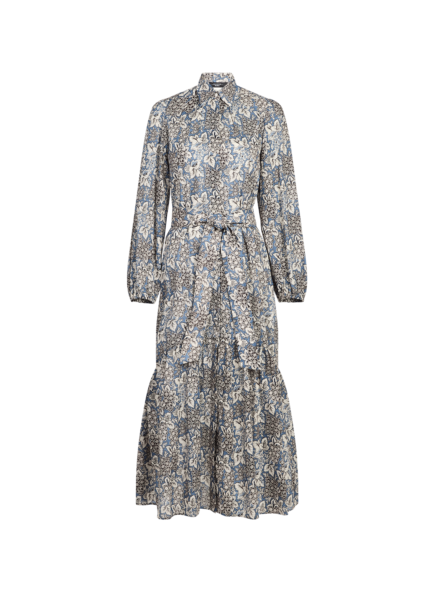 Robe-chemise à motif en coton MAX MARA WEEK END Bleu