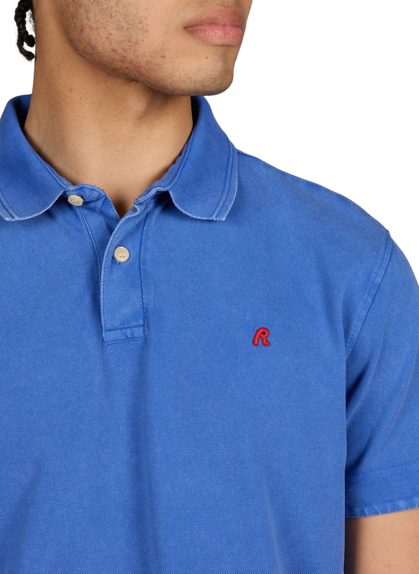 Polo manches courtes en coton  REPLAY Bleu