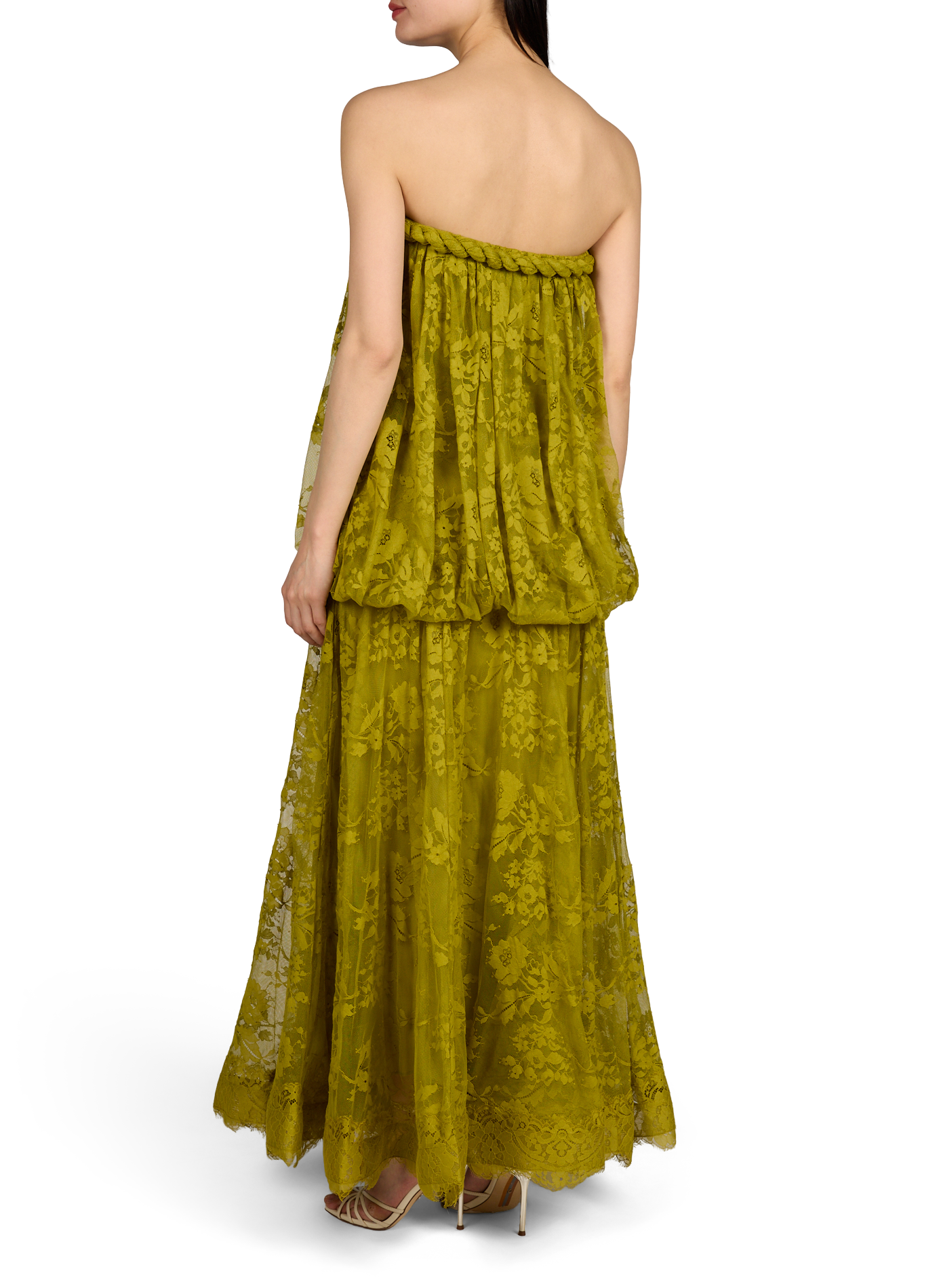 Robe bandeau en dentelle Luna ZIMMERMANN Vert