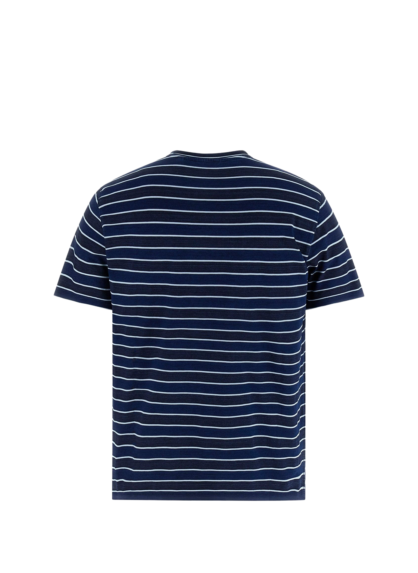 T-shirt à rayures en coton GUESS Bleu