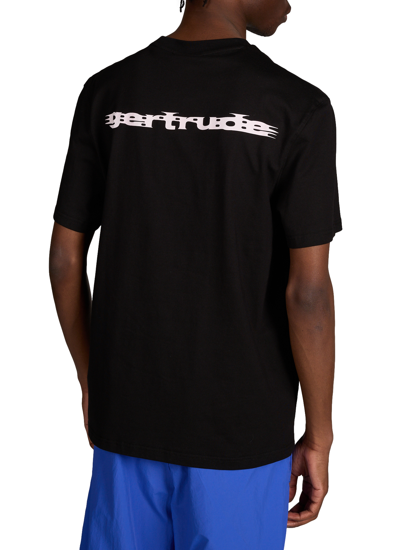 T-shirt droit à logo en t-shirt GERTRUDE ET GASTON Noir