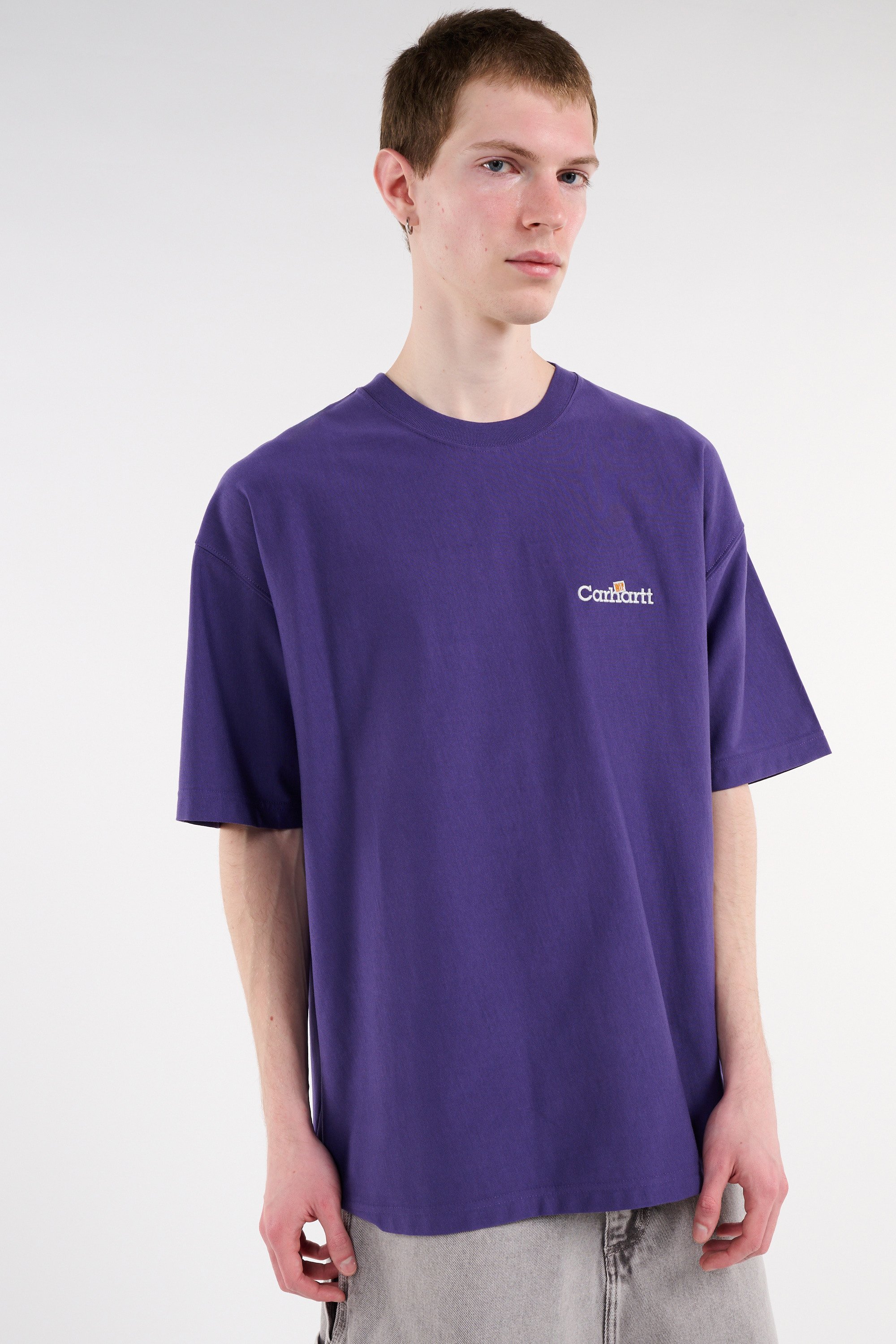T-shirt s/s wip label t-shirt CARHARTT WIP Violet