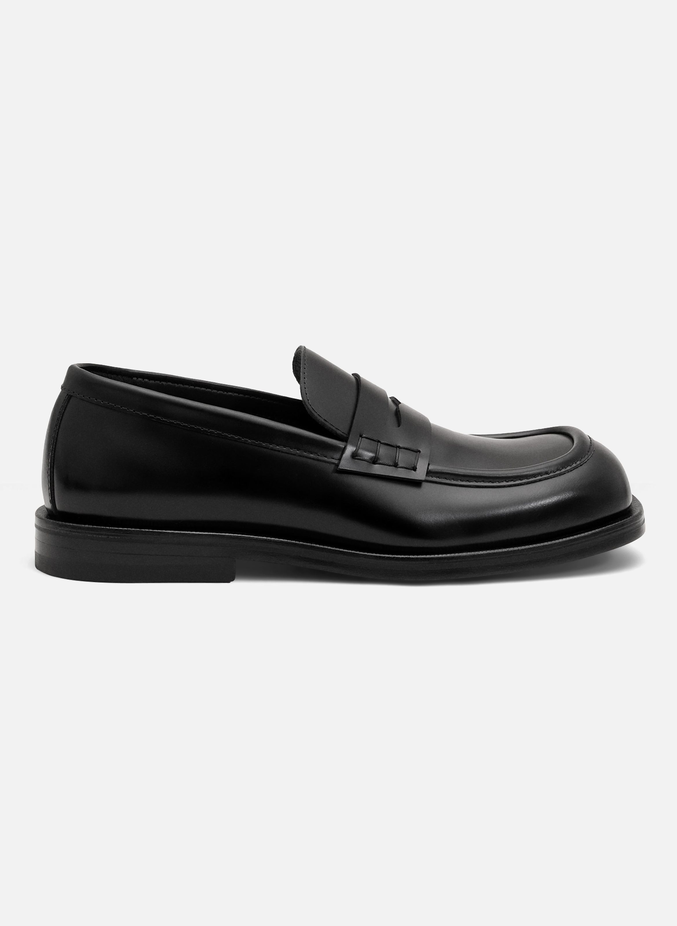 Mocassins unisexe en cuir de veau AMI PARIS Noir