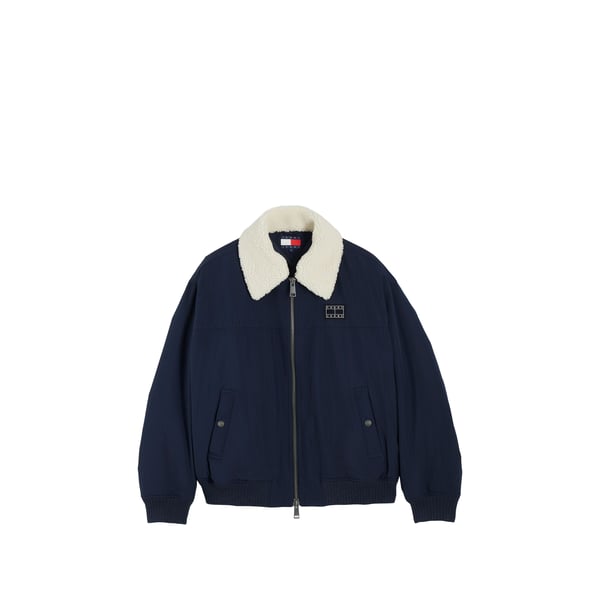 Veste aviateur à col fourrure synthétique Veste aviateur à col fourrure synthétique
