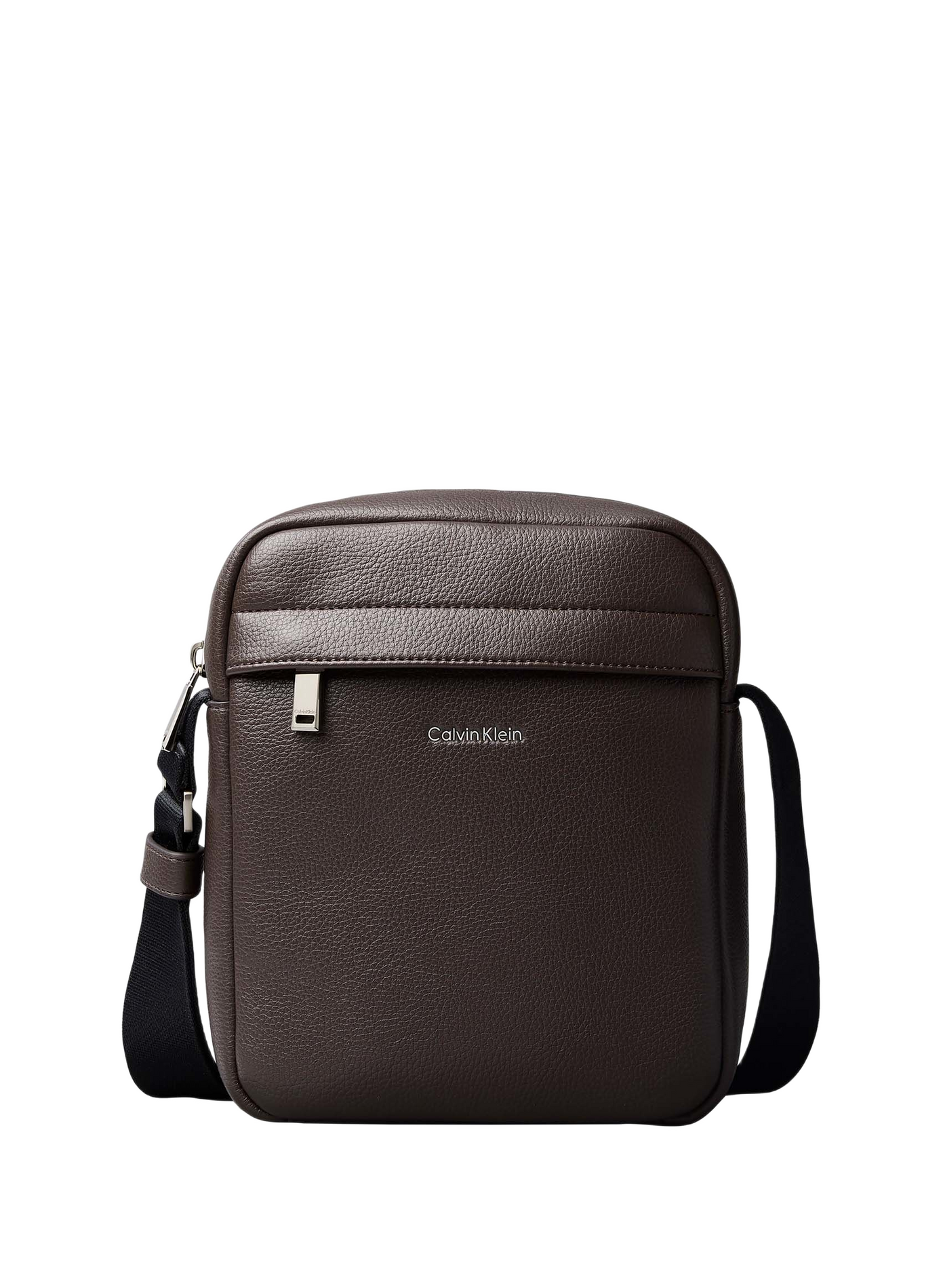 Shoulder bag with logo CALVIN KLEIN Brown