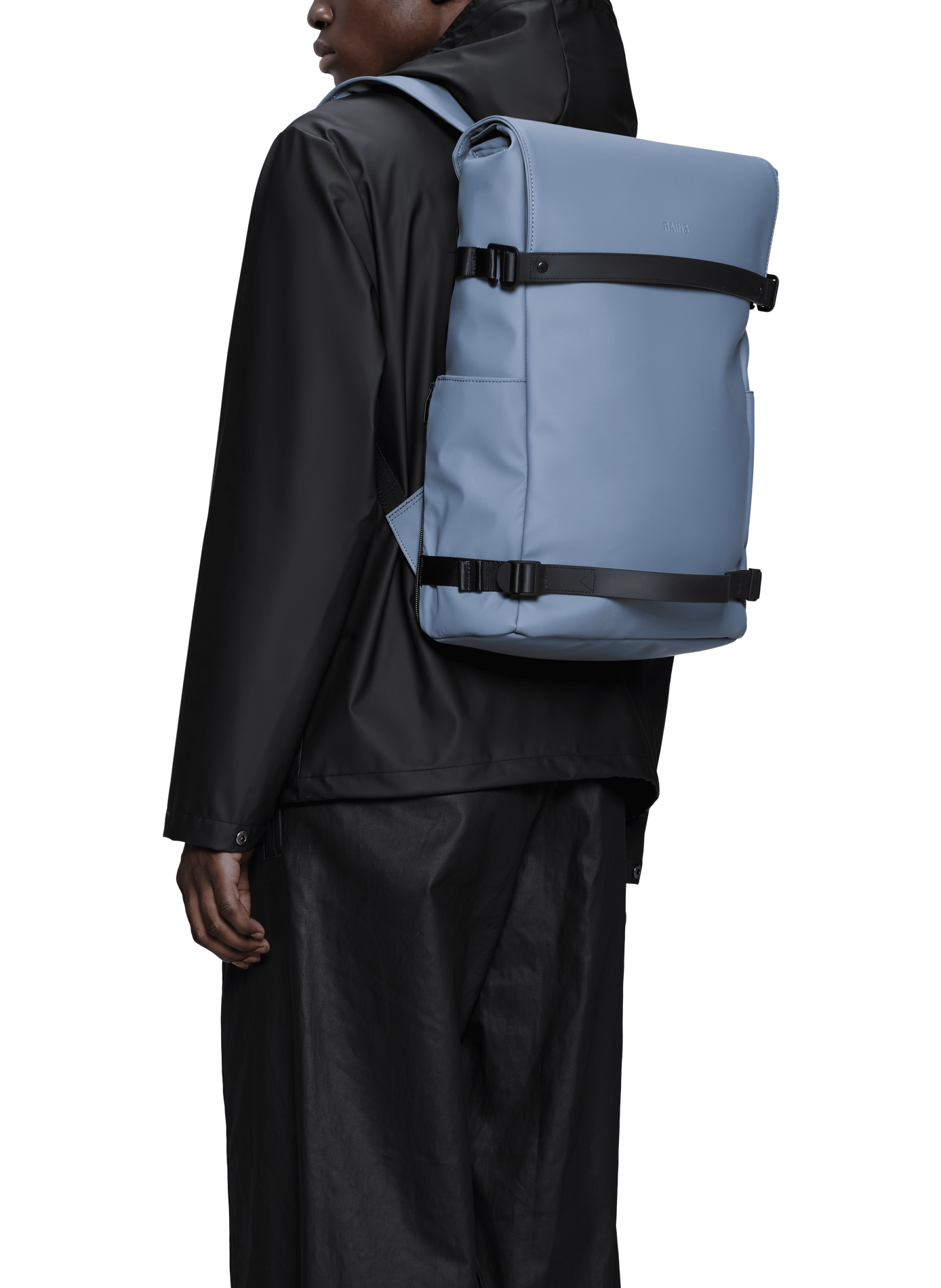 Wasserdichter OTG-Rucksack RAINS Blau