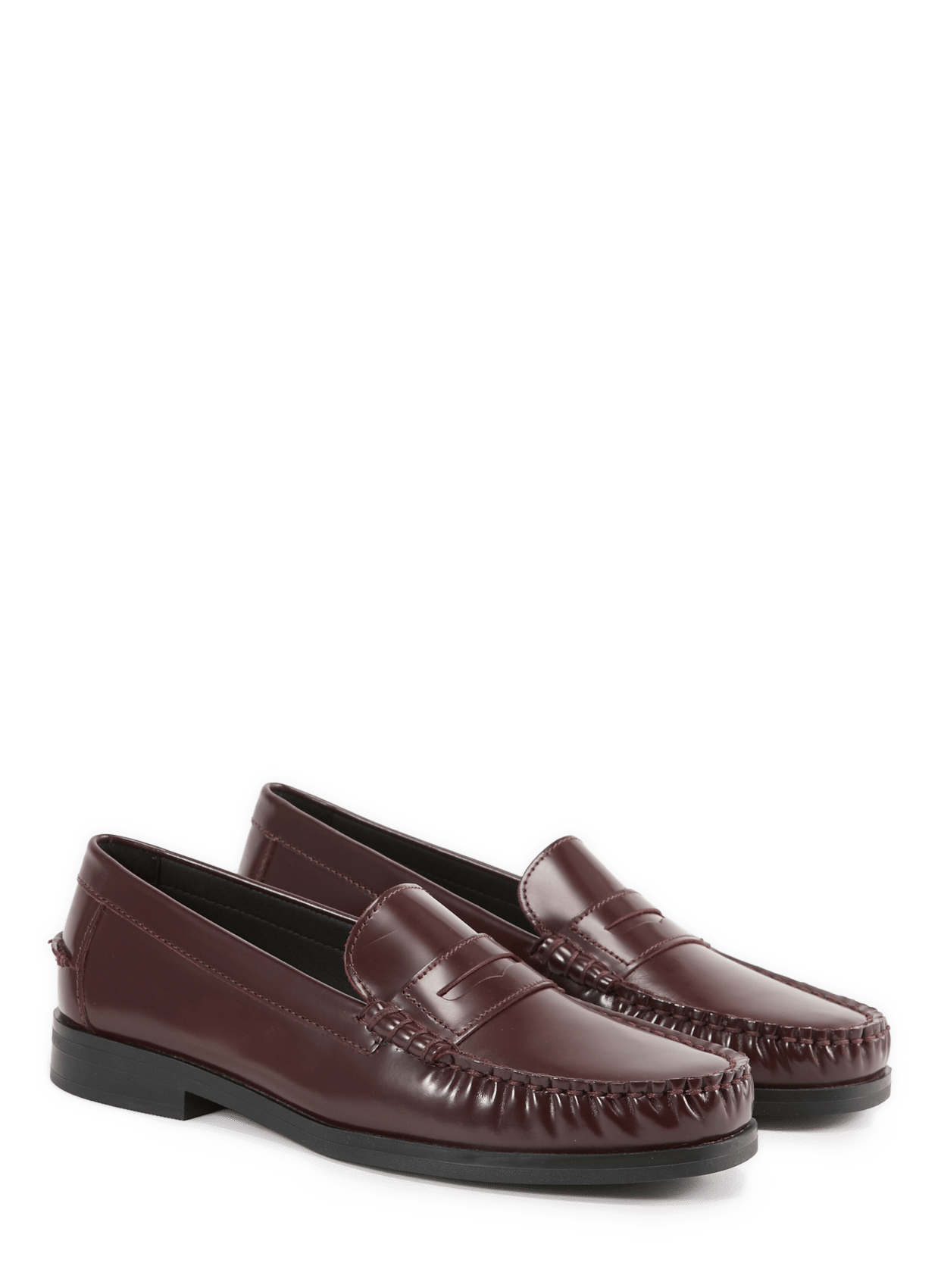 Mocassins en cuir | Rouge GEOX Femme