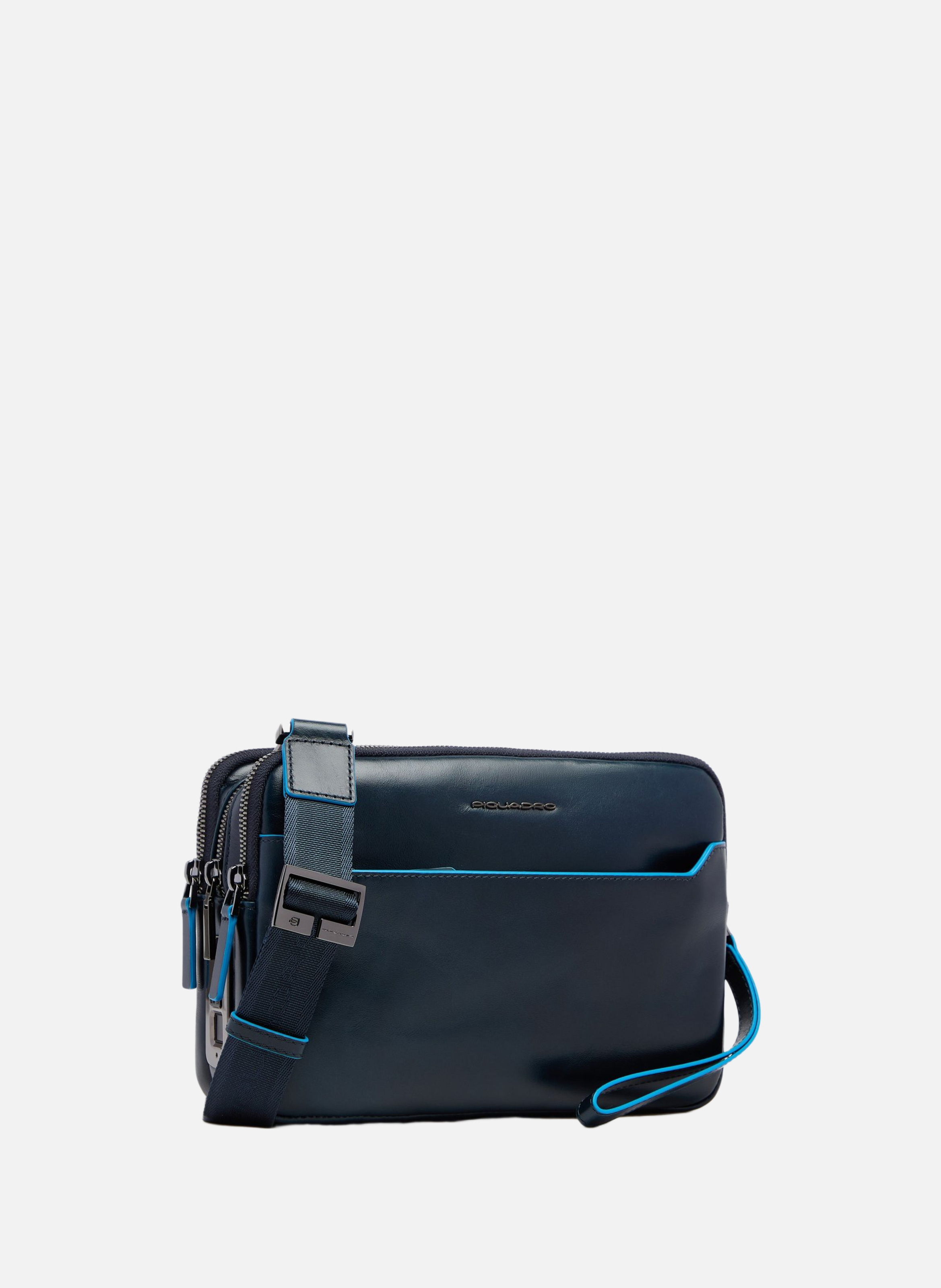 Handtas met vingerafdrukslot PIQUADRO Blauw