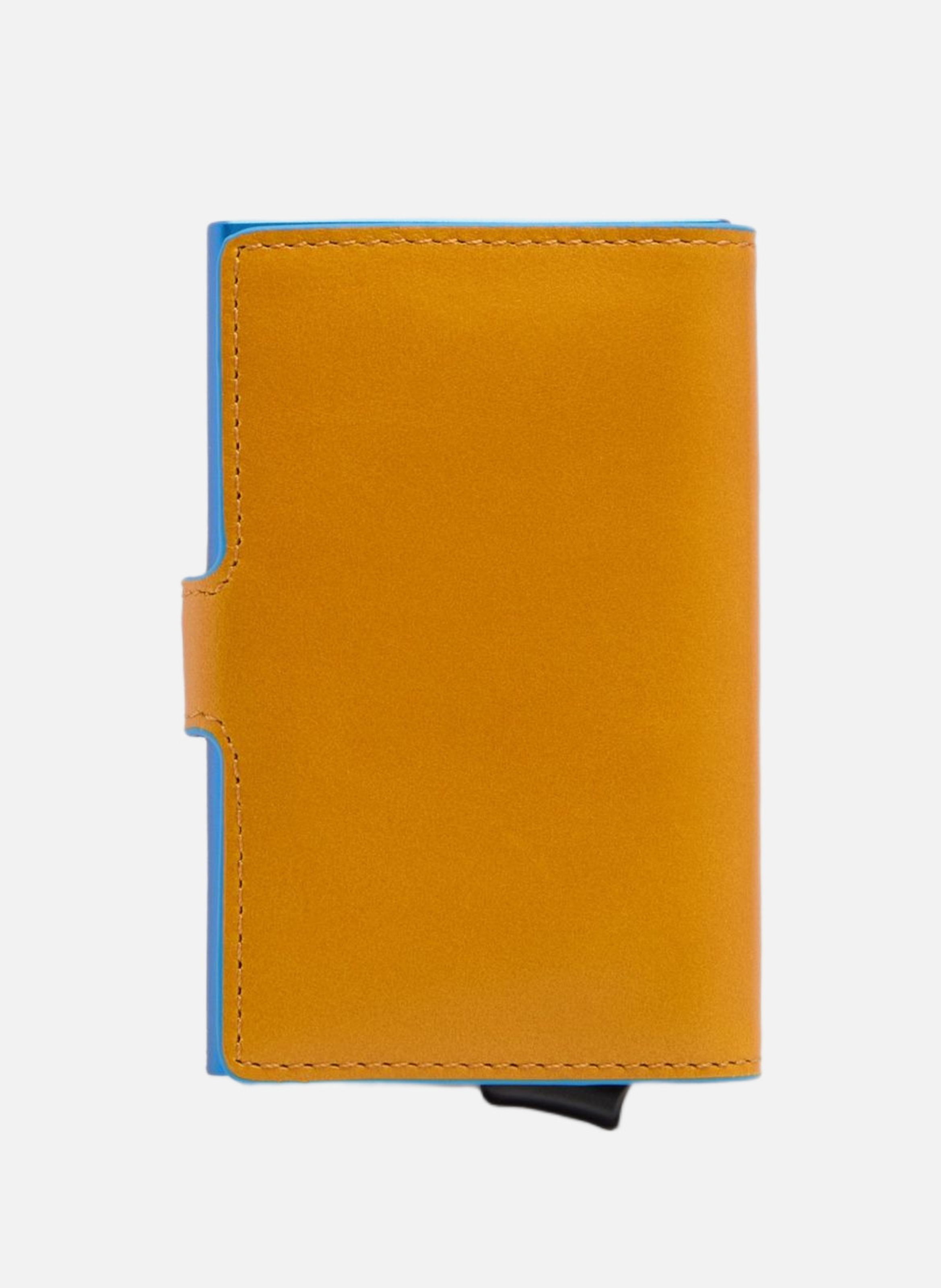 Porte-cartes pop-up automatique PIQUADRO Jaune