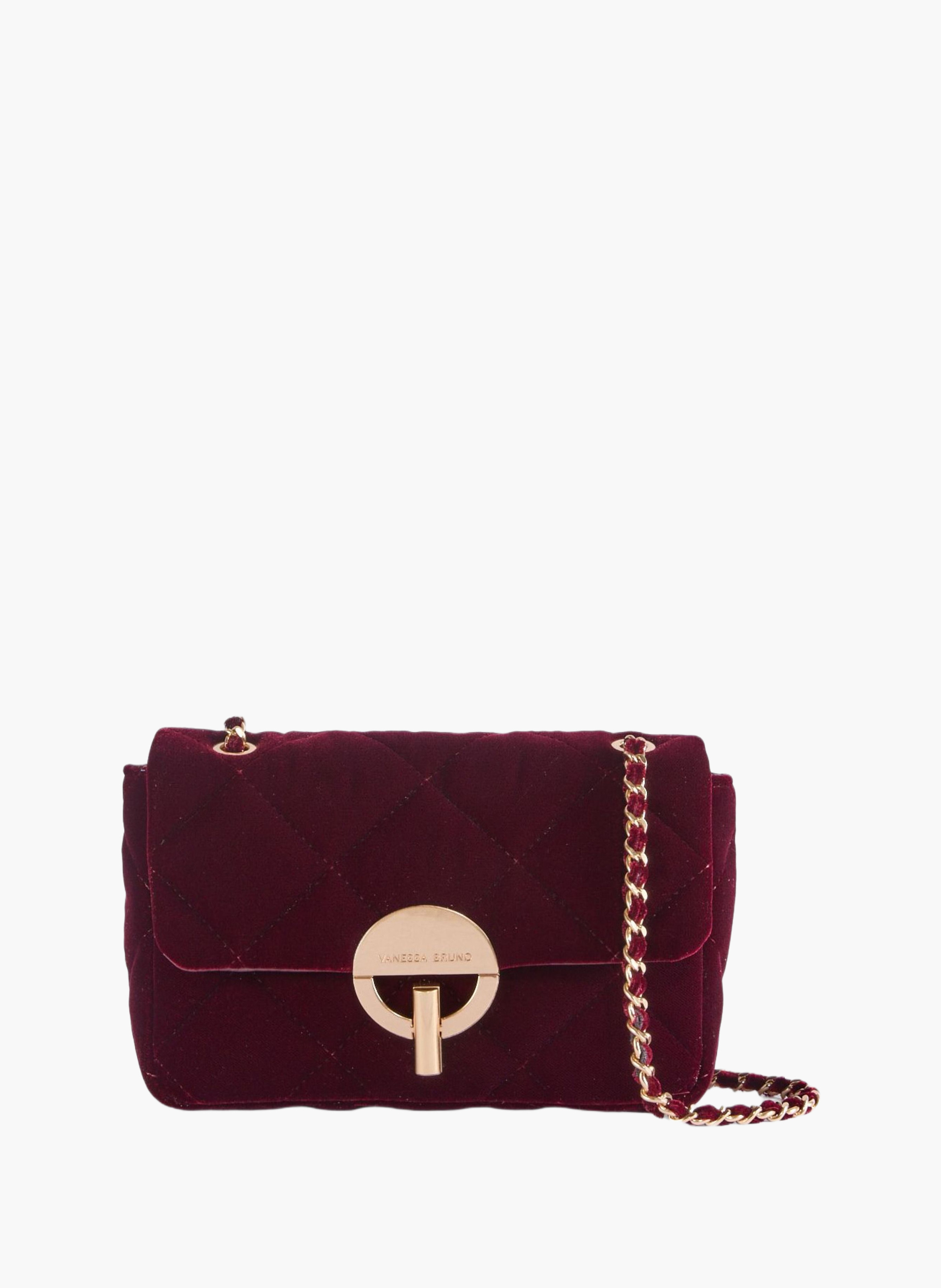 Moon moyen velours VANESSA BRUNO Rouge