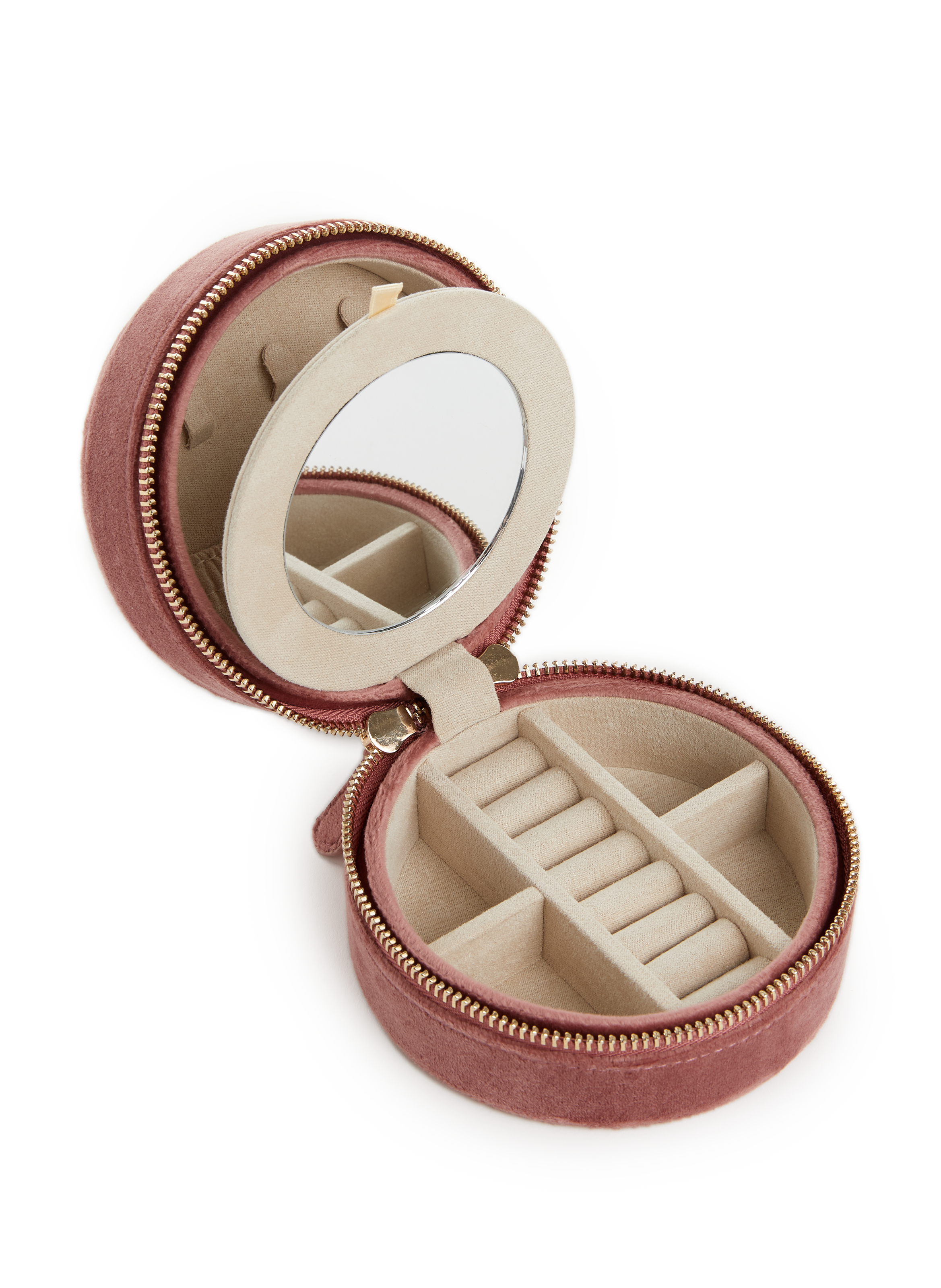 Velvet jewellery box AU PRINTEMPS PARIS Pink