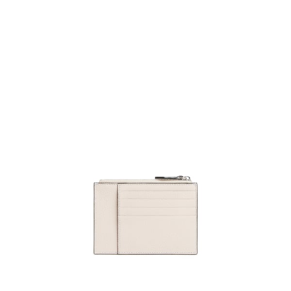Grand porte cartes zippé Ninon en cuir