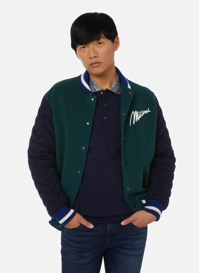 Virgin wool-blend bomber jacket MISSONI