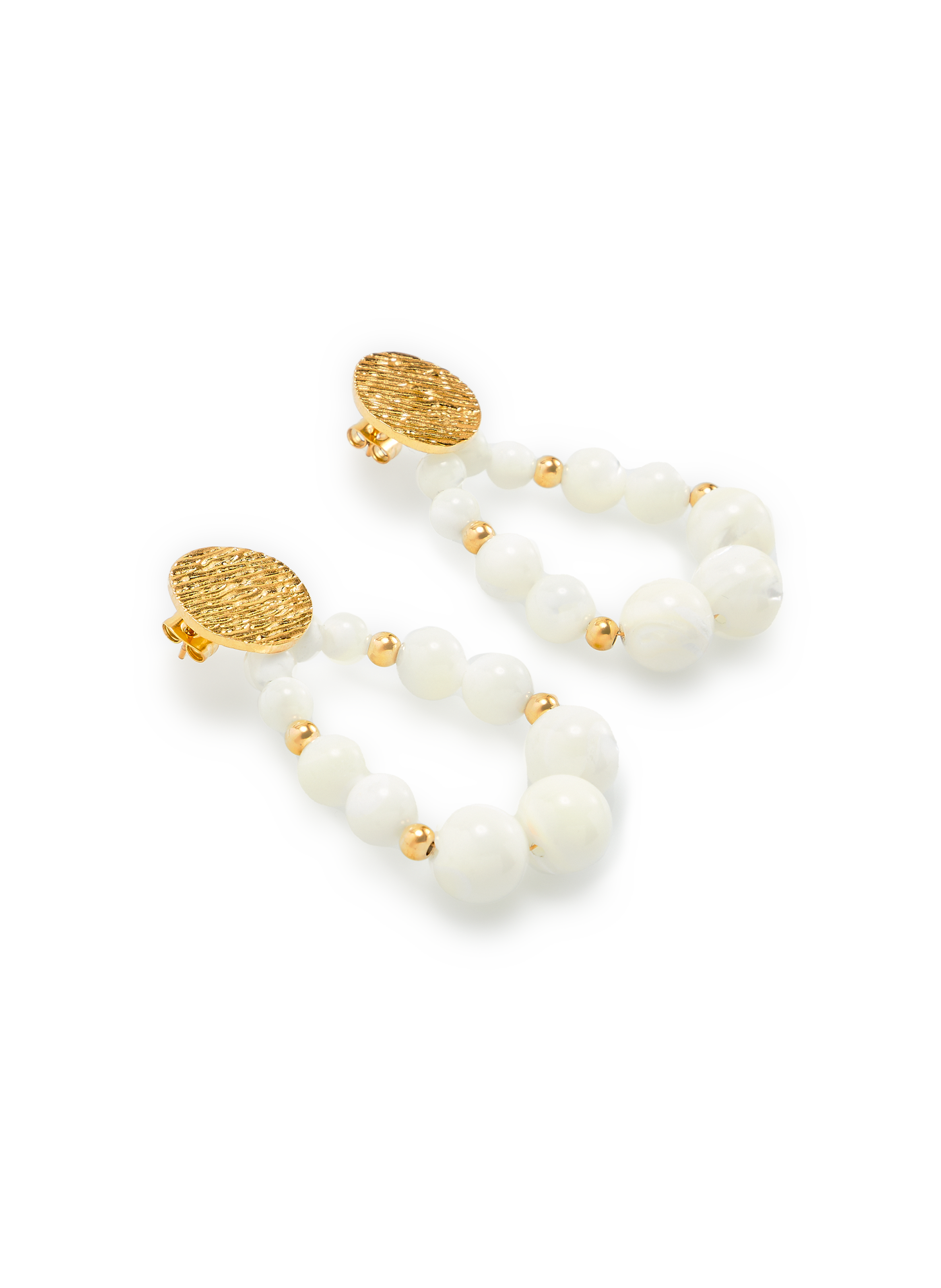 Boucles d'oreille perles