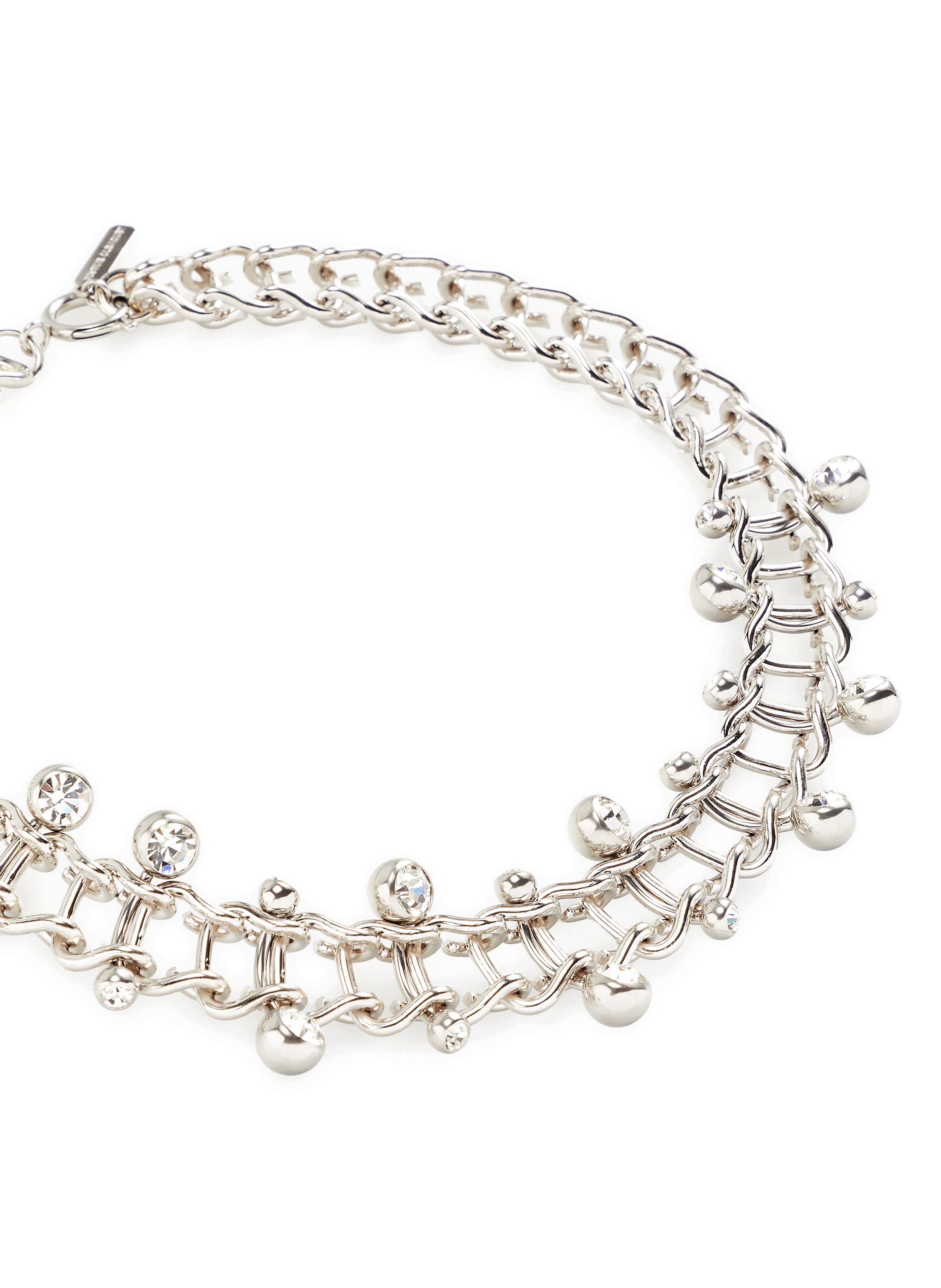 Mindy brass choker  JUSTINE CLENQUET Silver