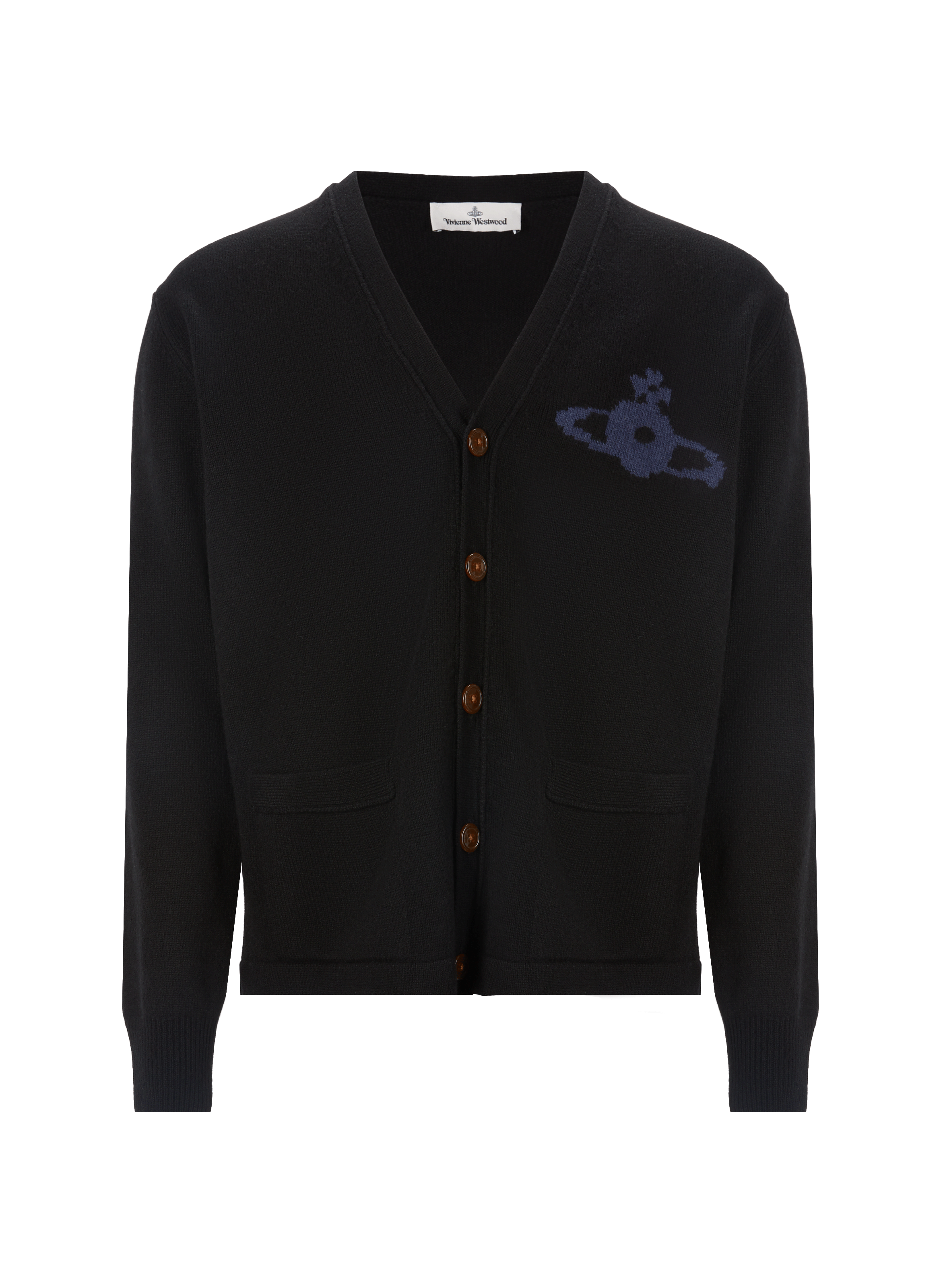 Wool and cashmere cardigan  VIVIENNE WESTWOOD Black