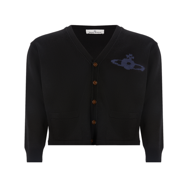 Vivienne Westwood Wool And Cashmere Cardigan In Black