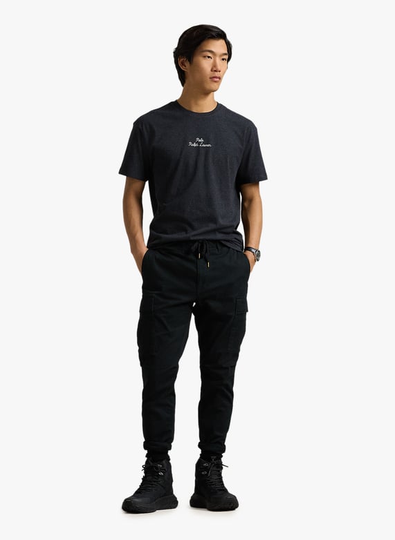 Cotton T-shirt | Black by POLO RALPH LAUREN Cotton T-shirt Black