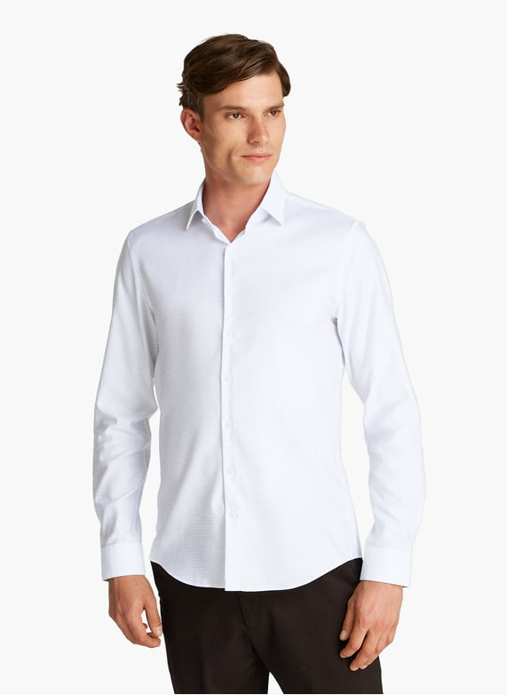 Calvin klein White Cotton Shirt - Men | Printemps Calvin klein White Cotton Shirt - Men | Printemps