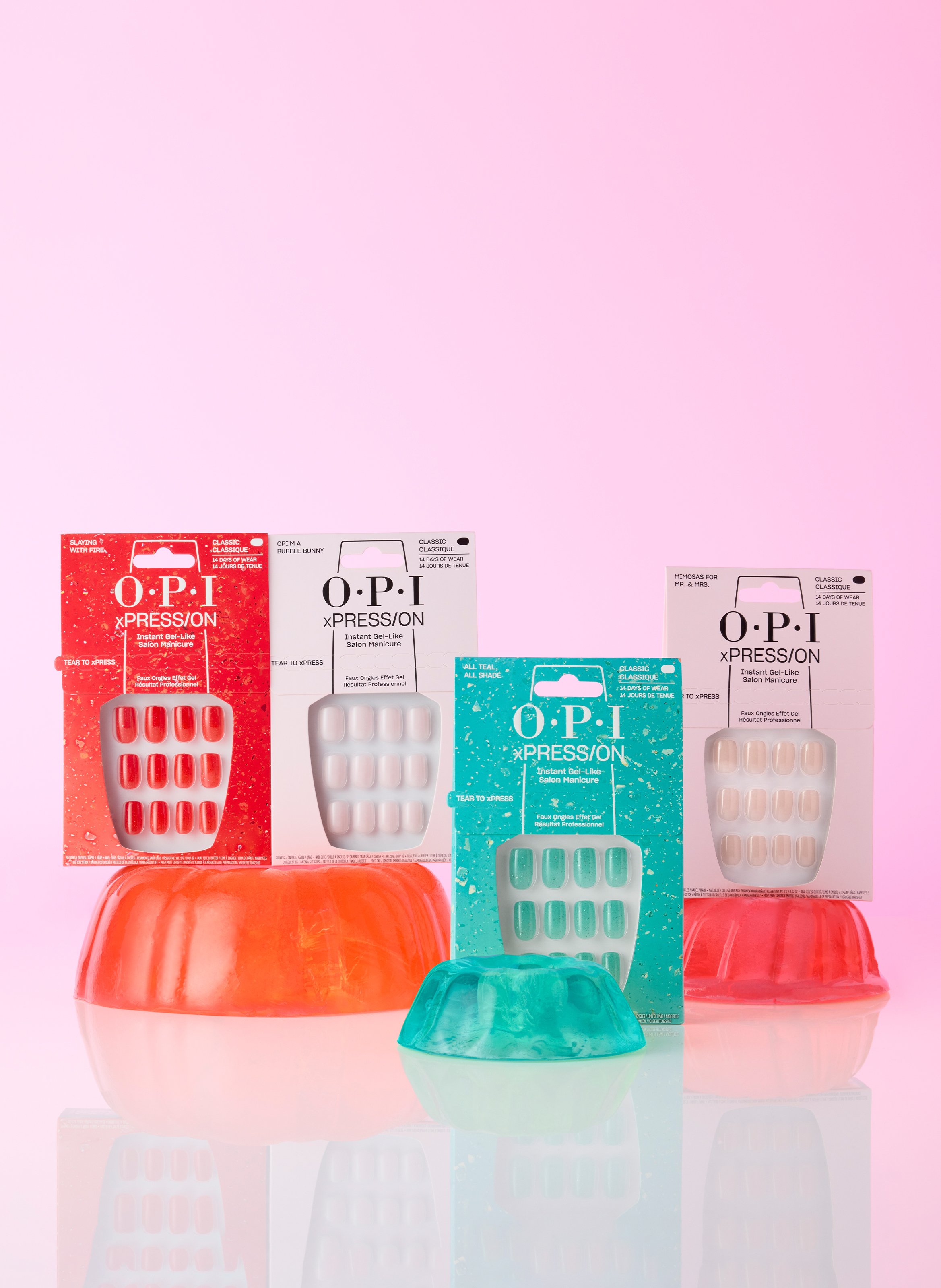 Slaying with Fire - Reusable Fake Nails OPI An059s