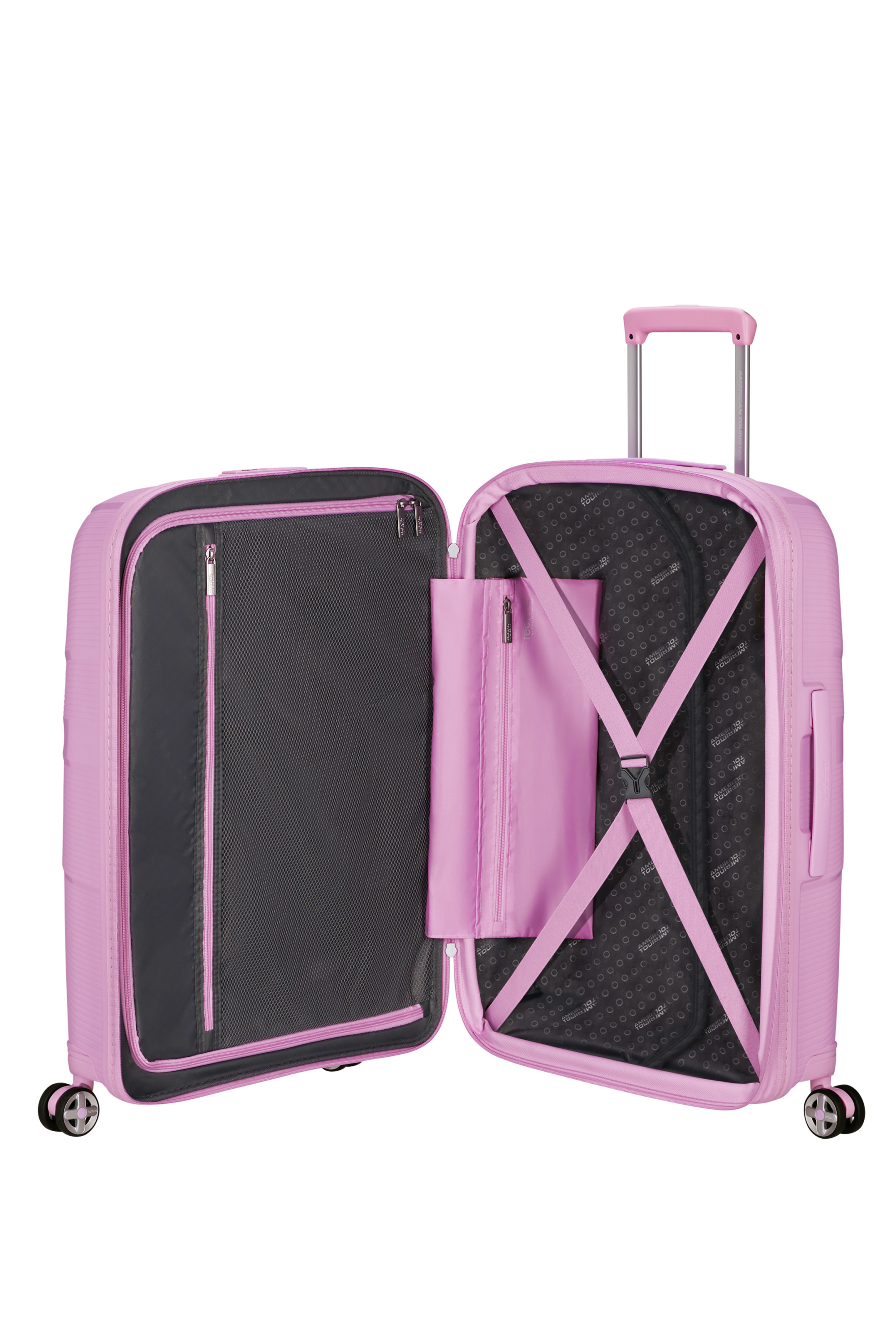 Starvibe valise 4 roues taille m Violet