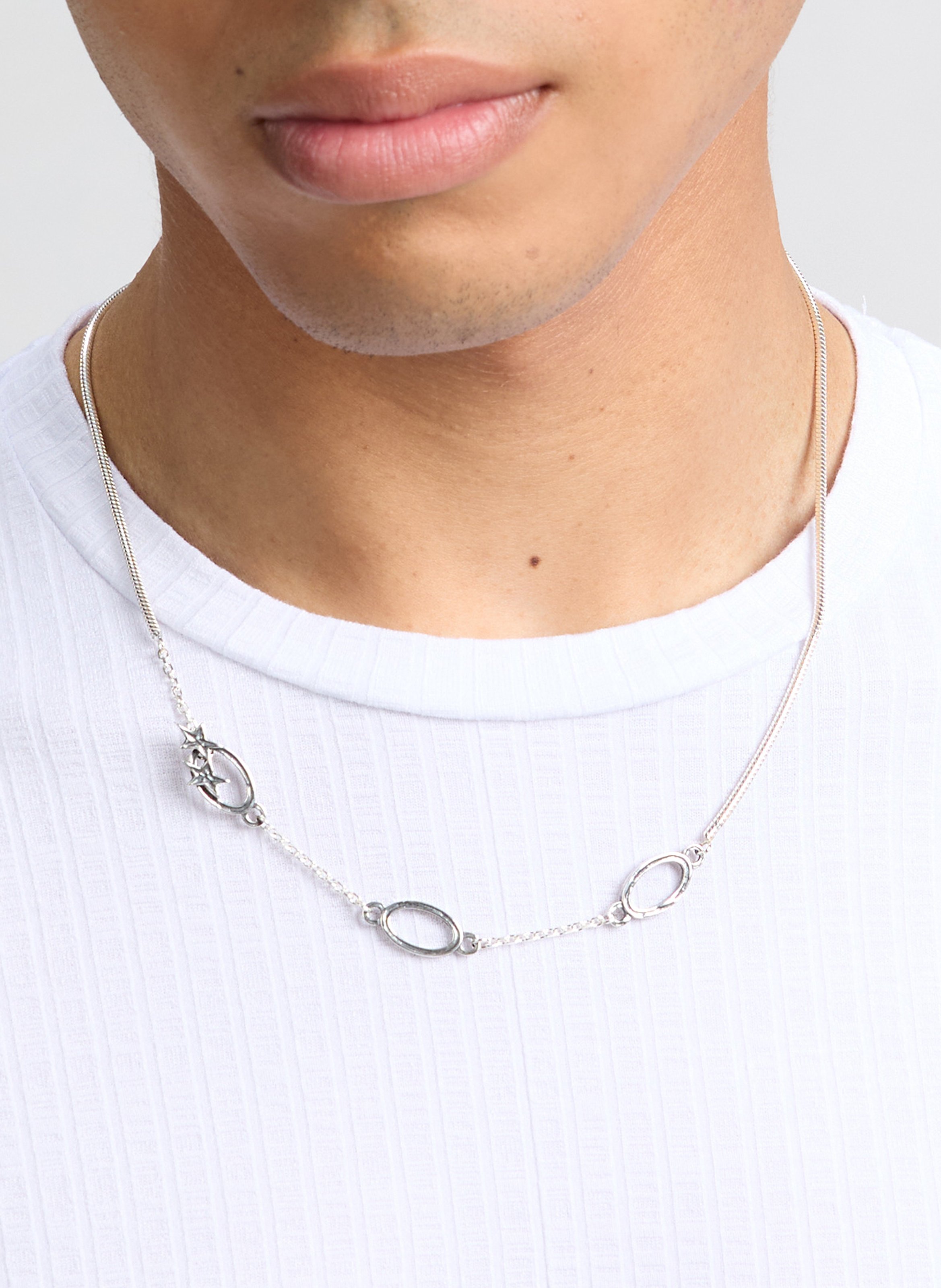 Collier Icon Clasp  TWO JEYS Argent