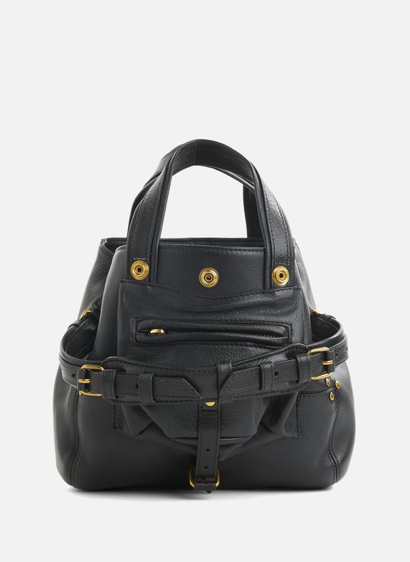 Sac à main Billy Nano en cuir d'agneau Noir by JÉRÔME DREYFUSS JÉRÔME DREYFUSS Sac à main Billy Nano en cuir d'agneau Noir